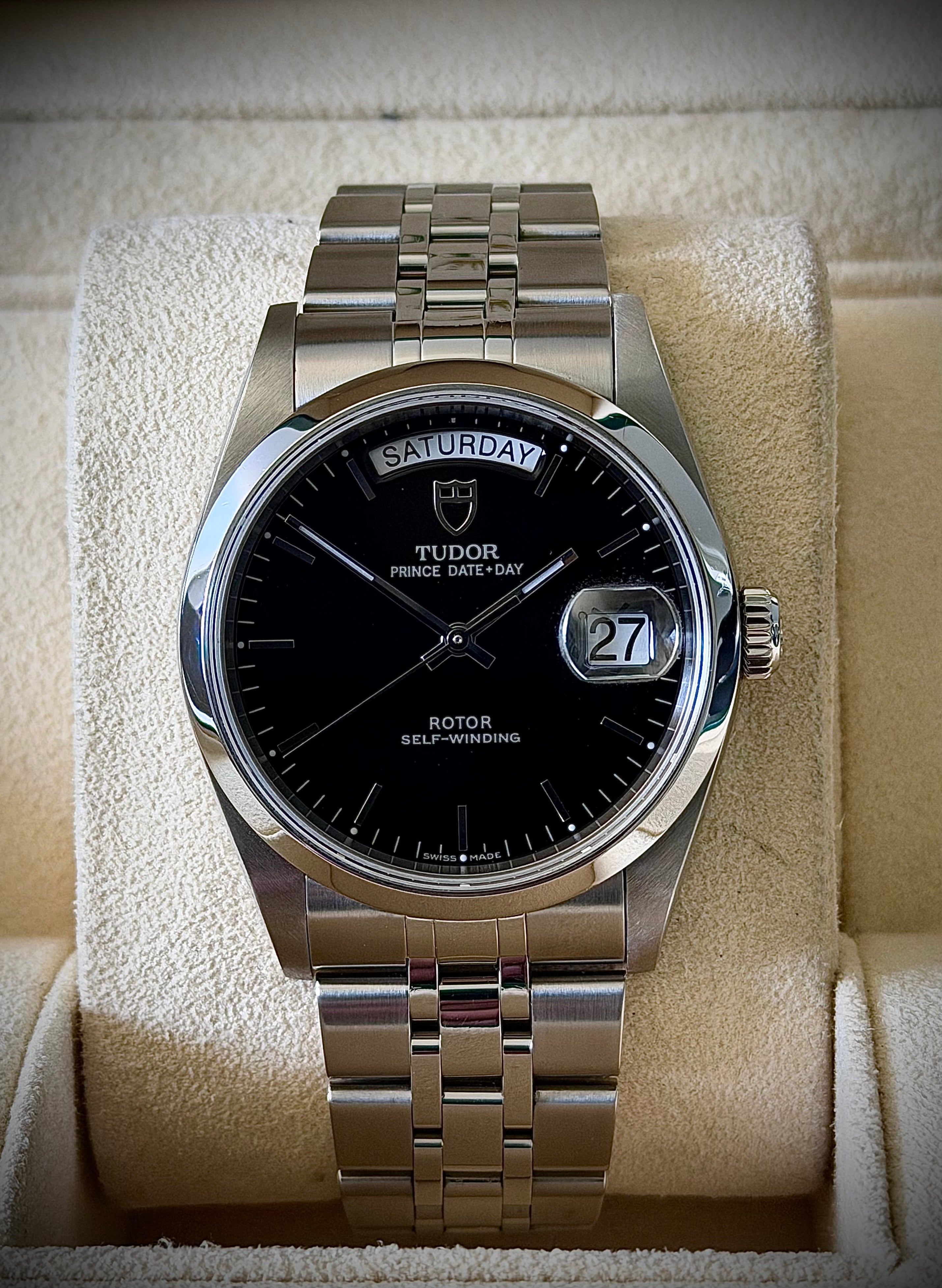 CIRCA 1990 TUDOR PRINCE DATE, 76200, WATCH ONLY, INC GST