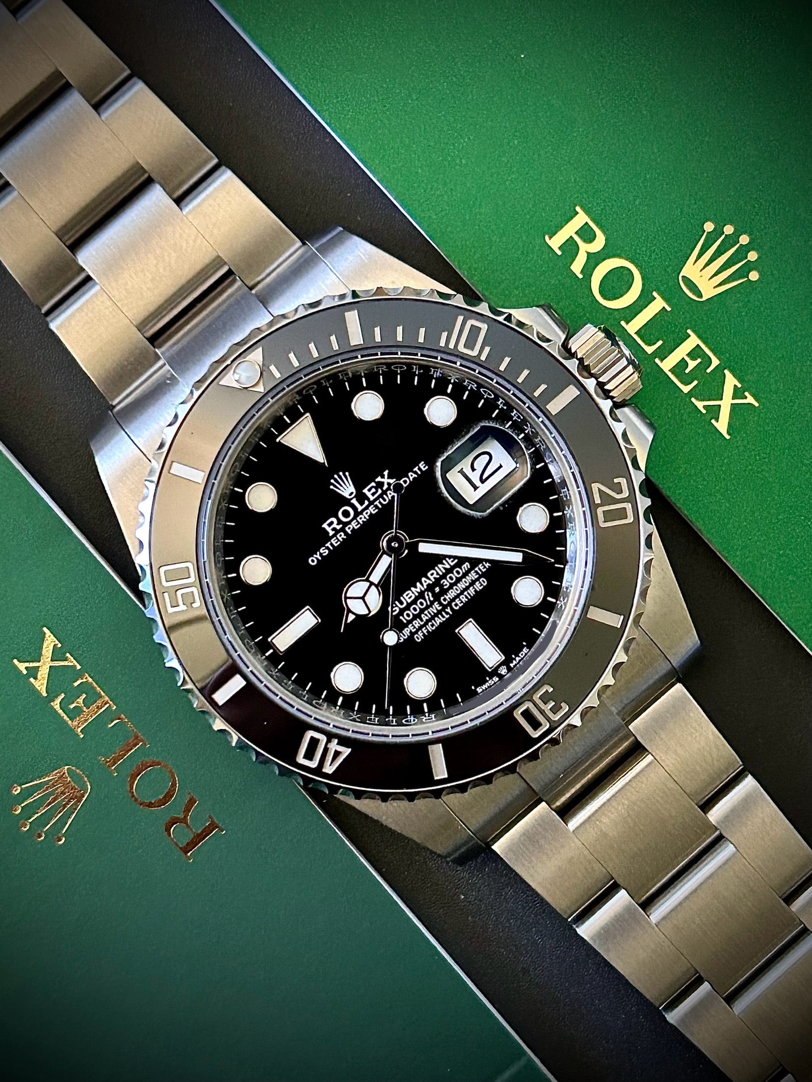 2024 ROLEX SUBMARINER DATE, 126610LN, FULL SET, INC GST