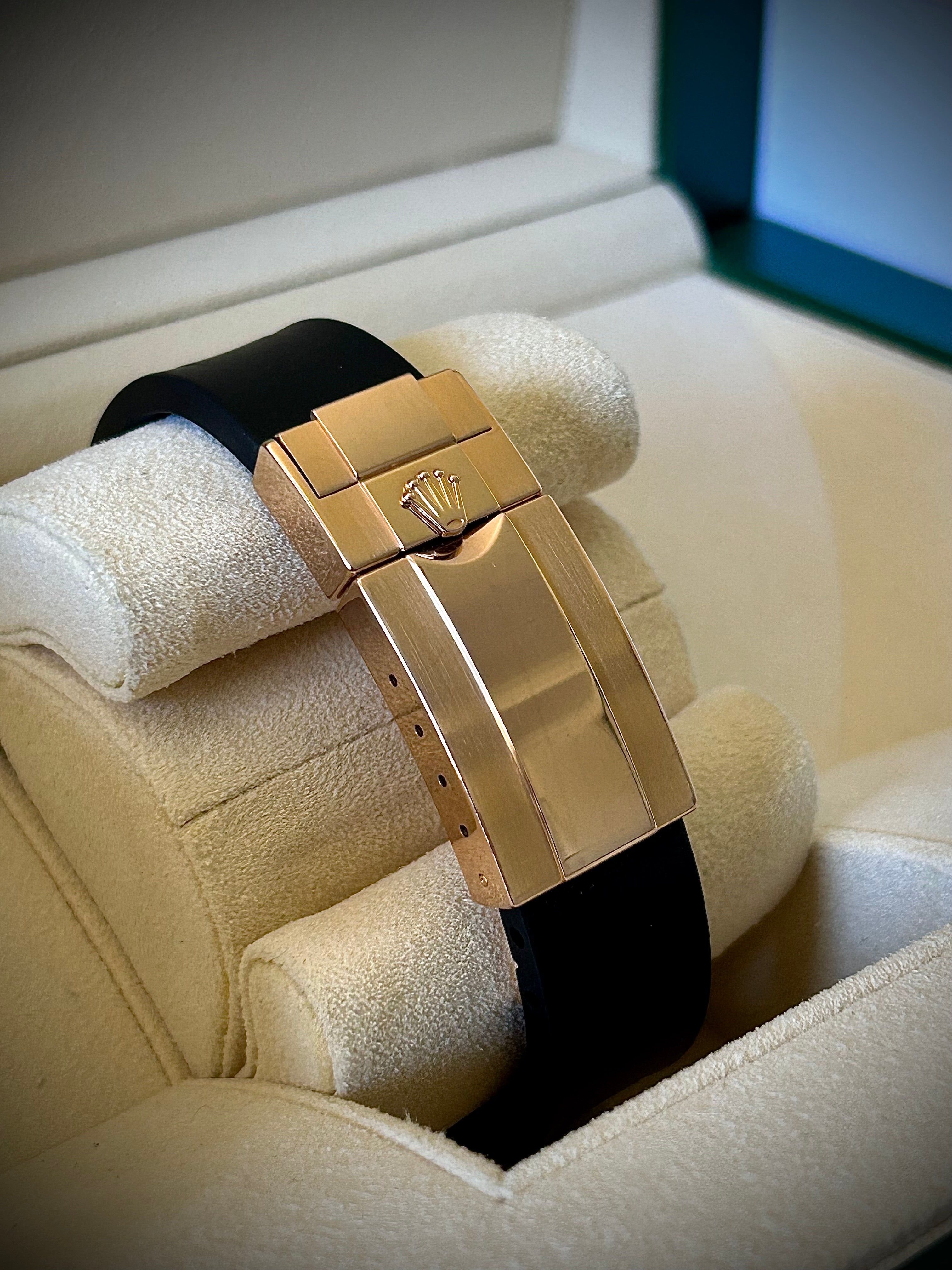 2018 ROLEX DAYTONA 116515LN, “PINK” DIAL, FULL SET, INC GST