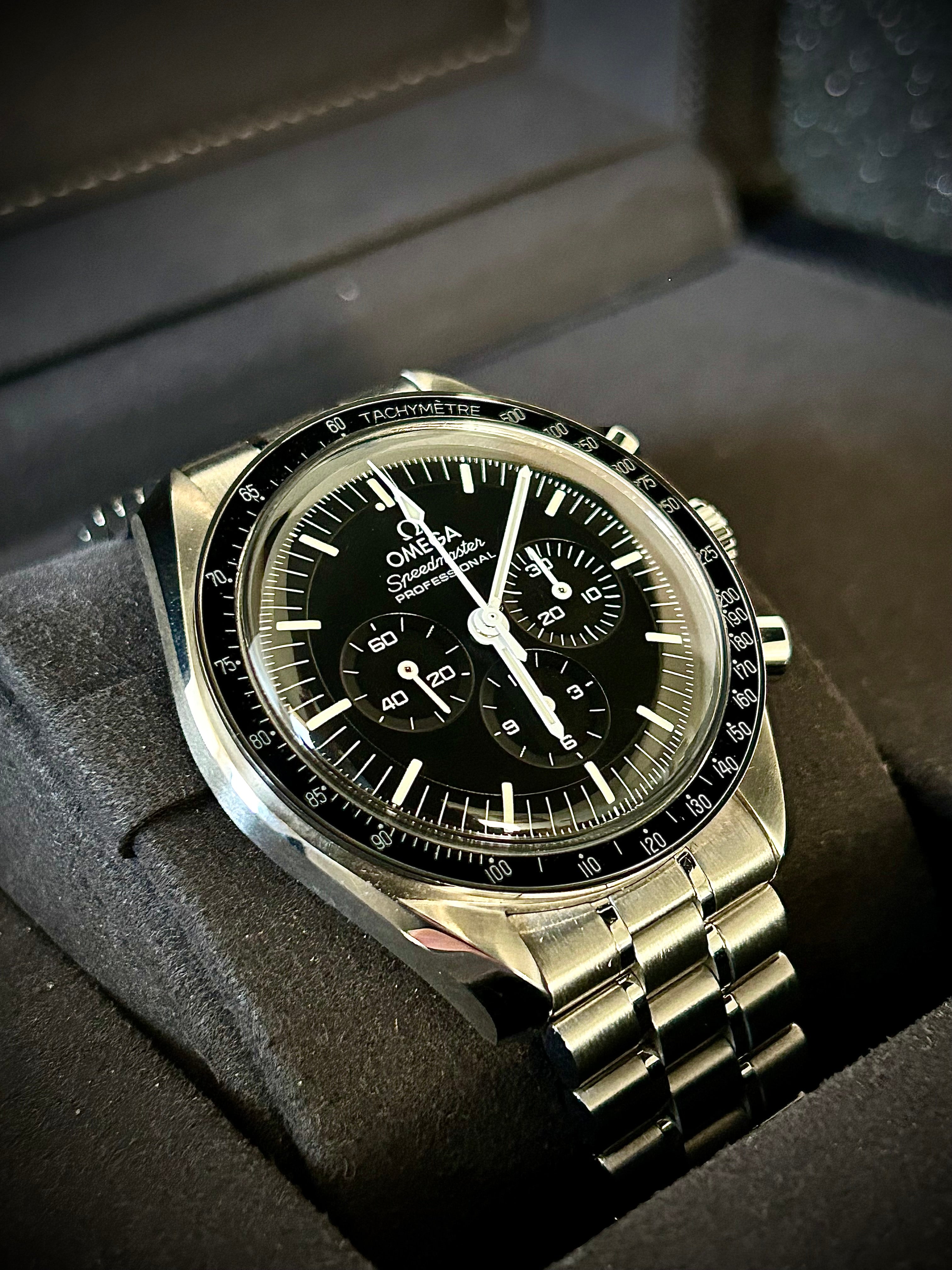 2024 OMEGA SPEEDMASTER PROFESSIONAL, HESALITE, FULL SET, INC GST
