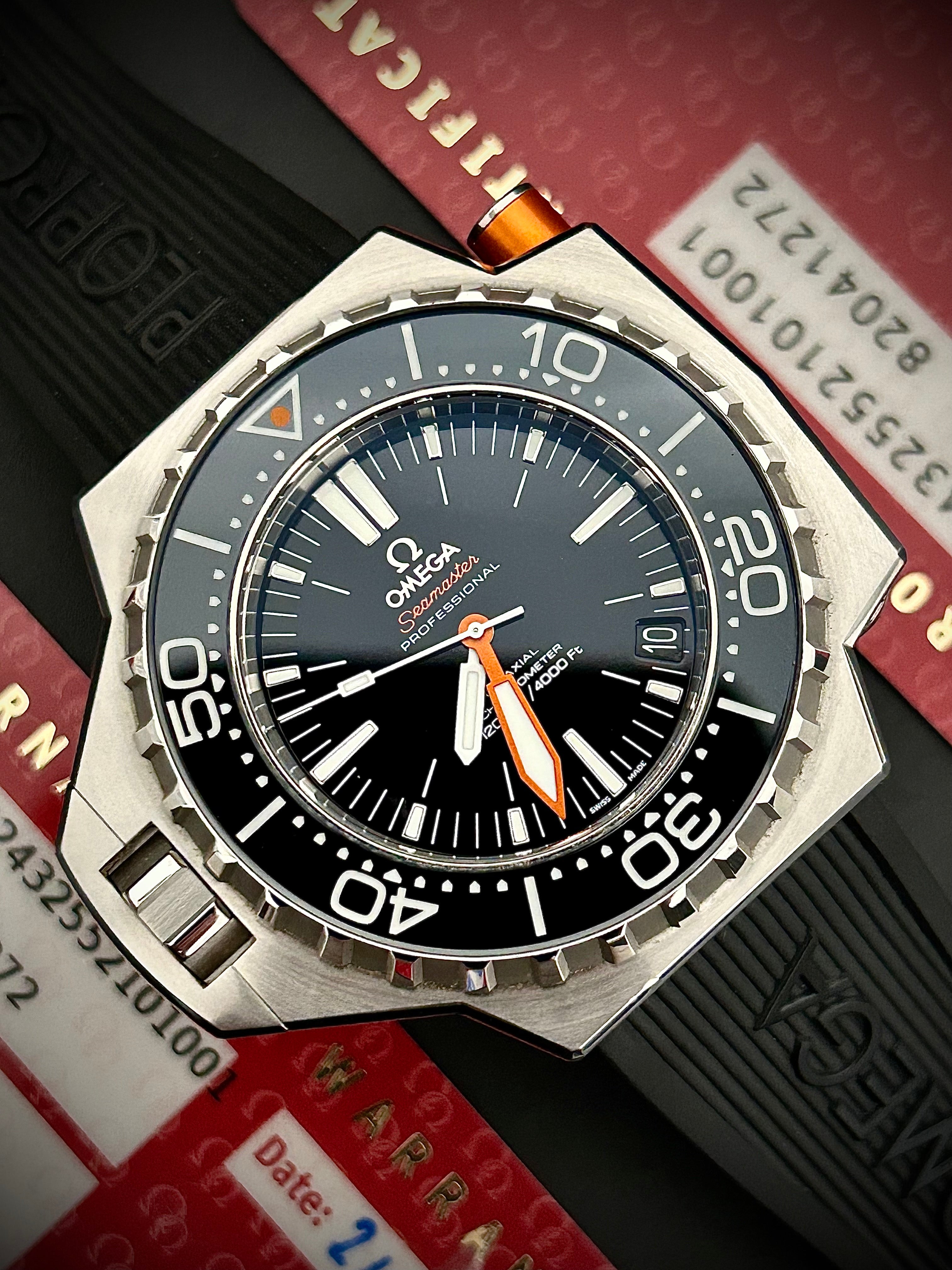 2022 OMEGA SEAMASTER PLOPROF 1200M, FULL SET, INC GST