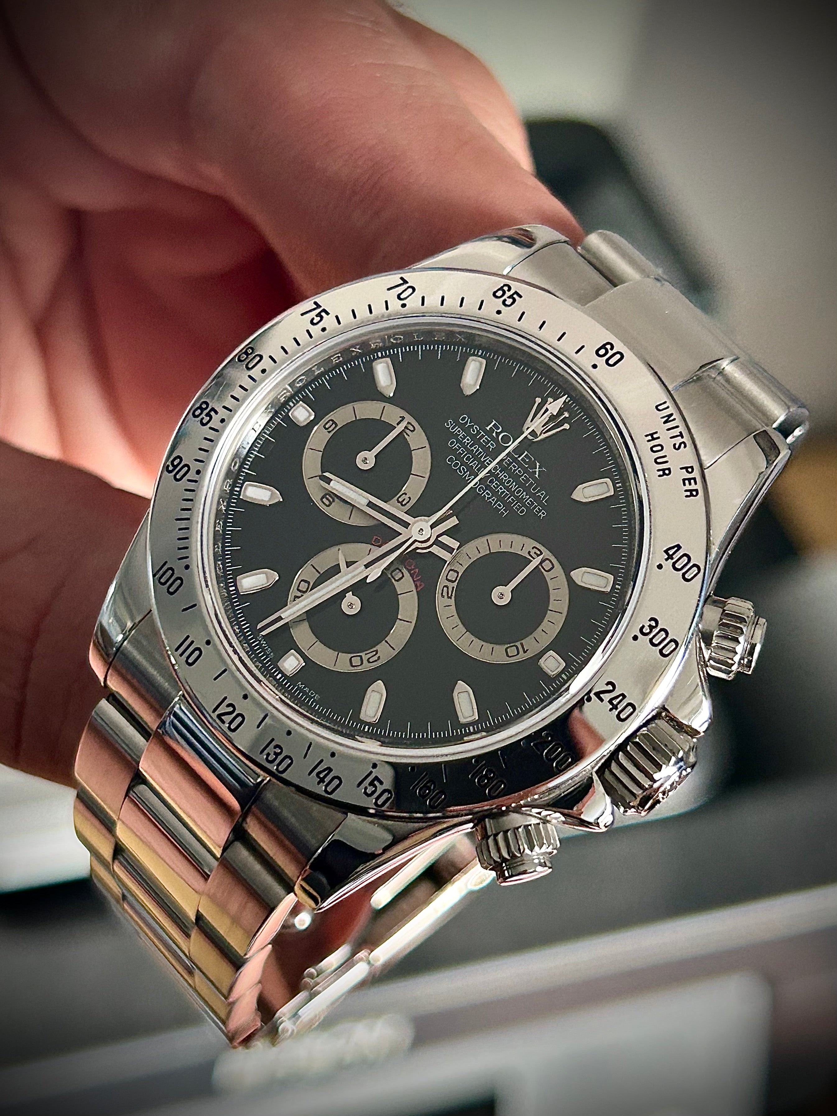 2009 ROLEX DAYTONA 116520, BOX AND PAPERS, INC GST