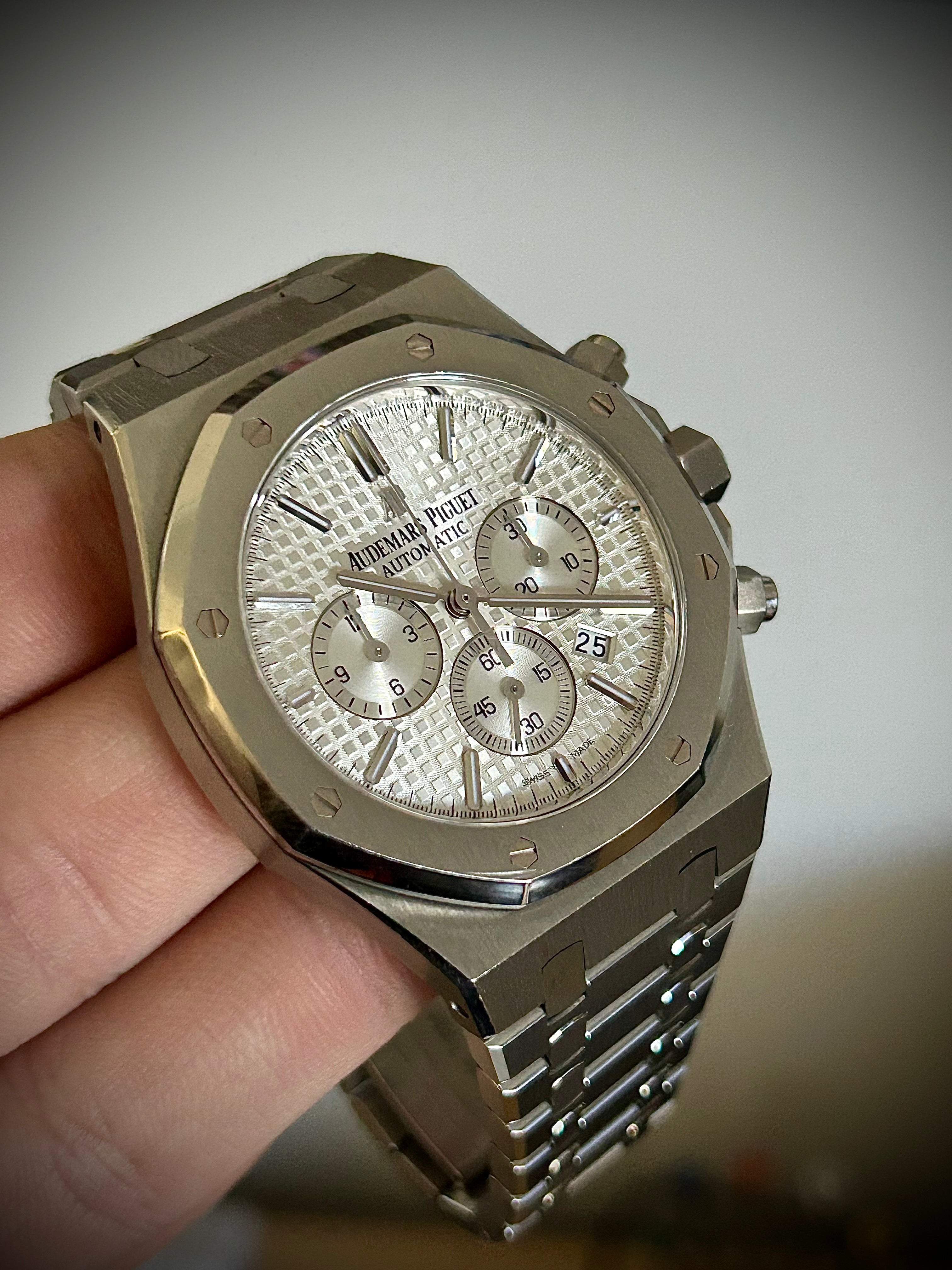 2016 AUDEMARS PIGUET ROYAL OAK CHRONOGRAPH, FULL SET, INC GST