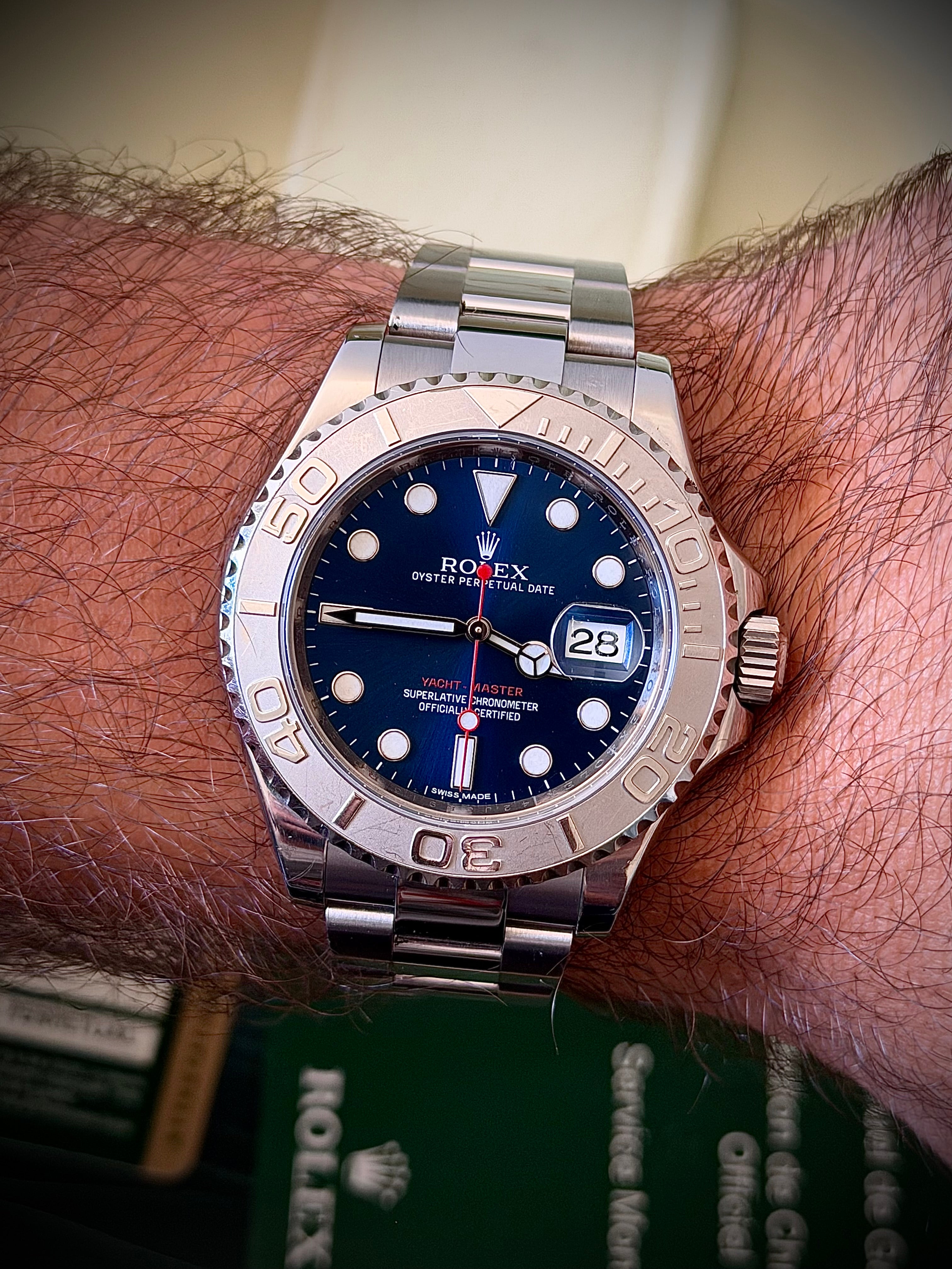 2013 ROLEX YACHT-MASTER 40, 116622, BOX AND PAPERS INC GST