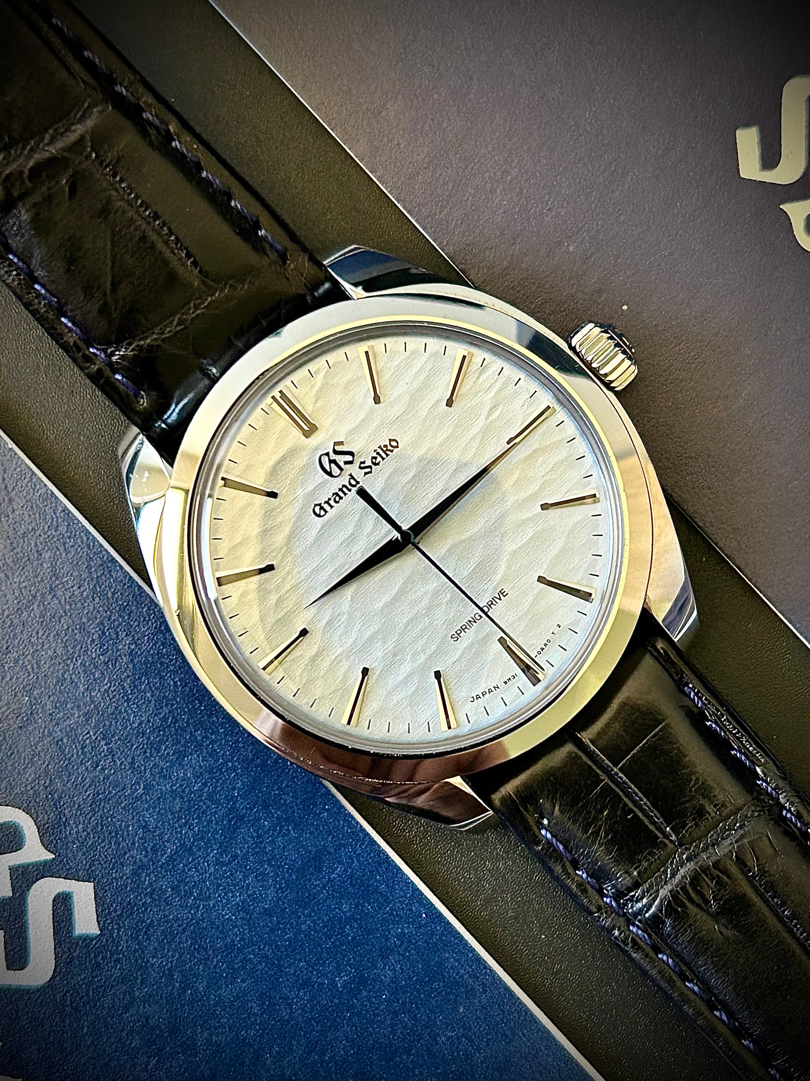 2021 GRAND SEIKO ELEGANCE OMIWATARI, SBGY007G, FULL SET, INC GST