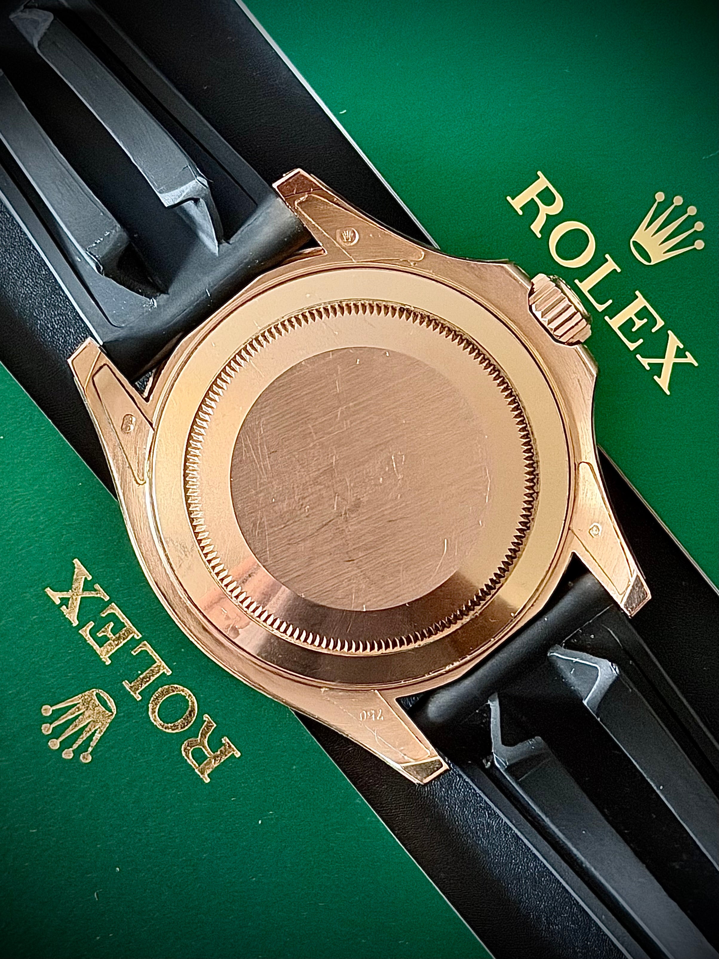 2017 ROLEX YACHT-MASTER 40 ROSE GOLD, 116655, FULL SET, INC GST