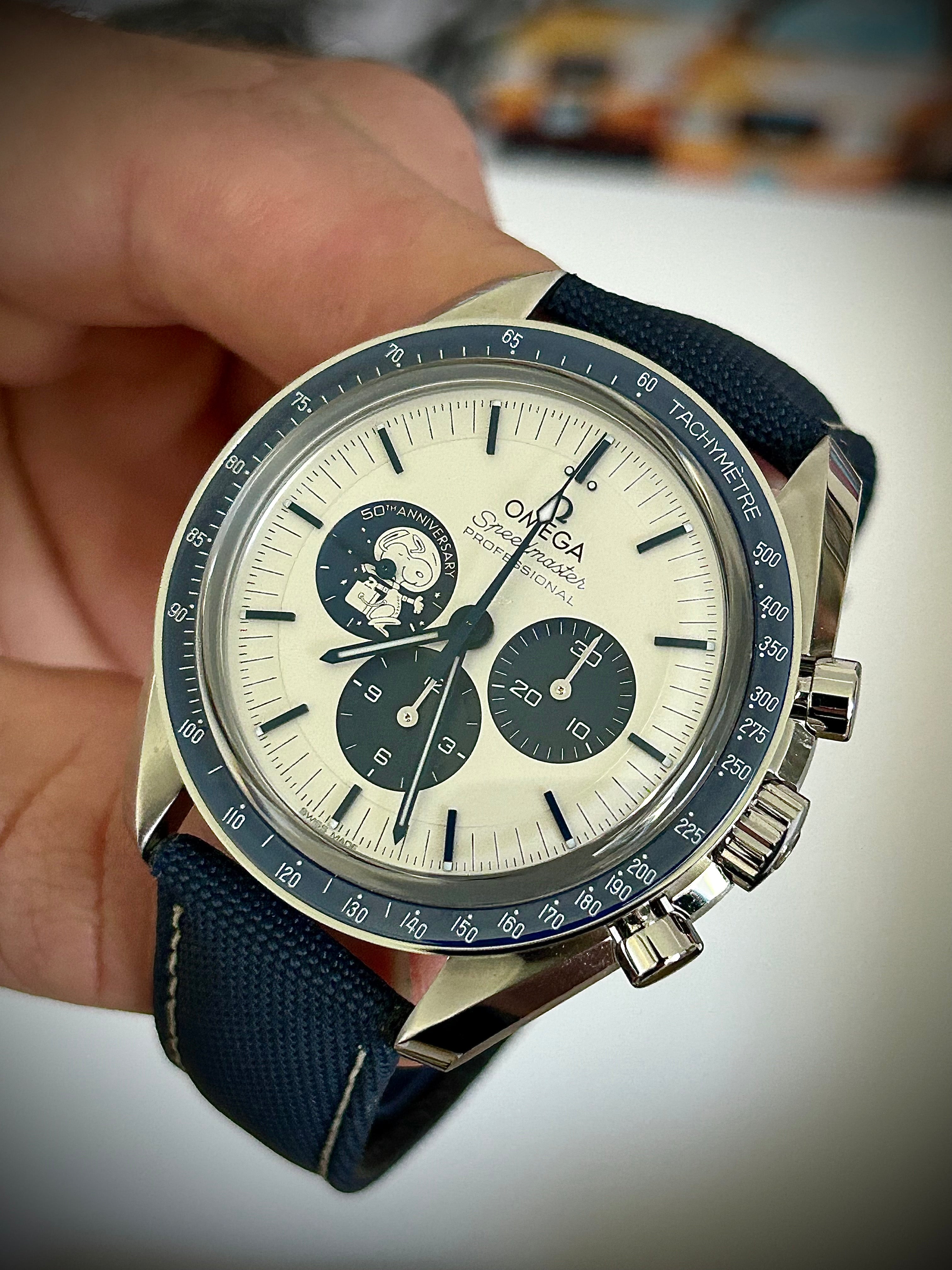 2025 OMEGA SPEEDMASTER SILVER SNOOPY, FULL SET, INC GST