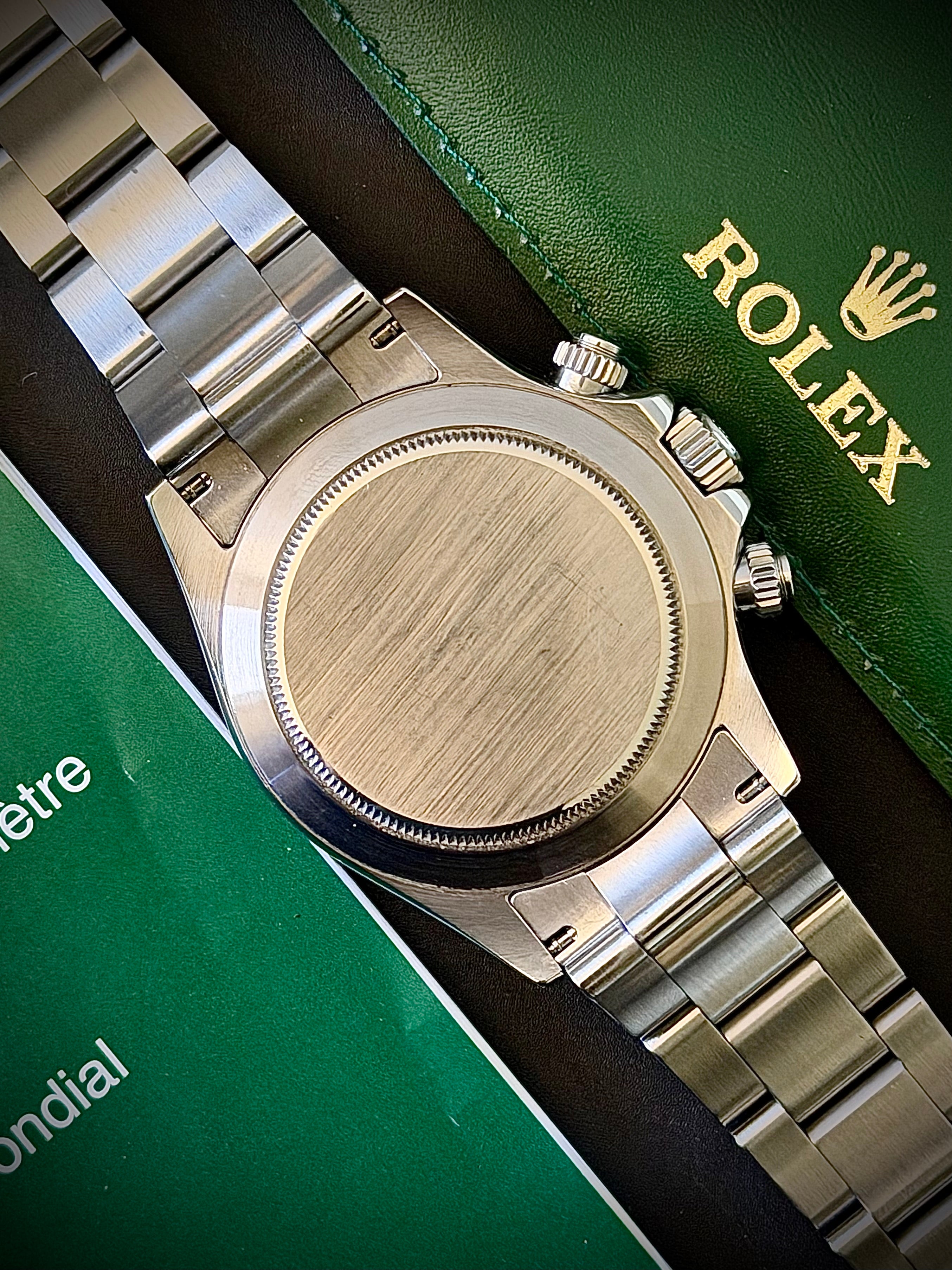 2009 ROLEX COSMOGRAPH DAYTONA, 116520, BLACK DIAL, BOX & PAPERS, INC GST