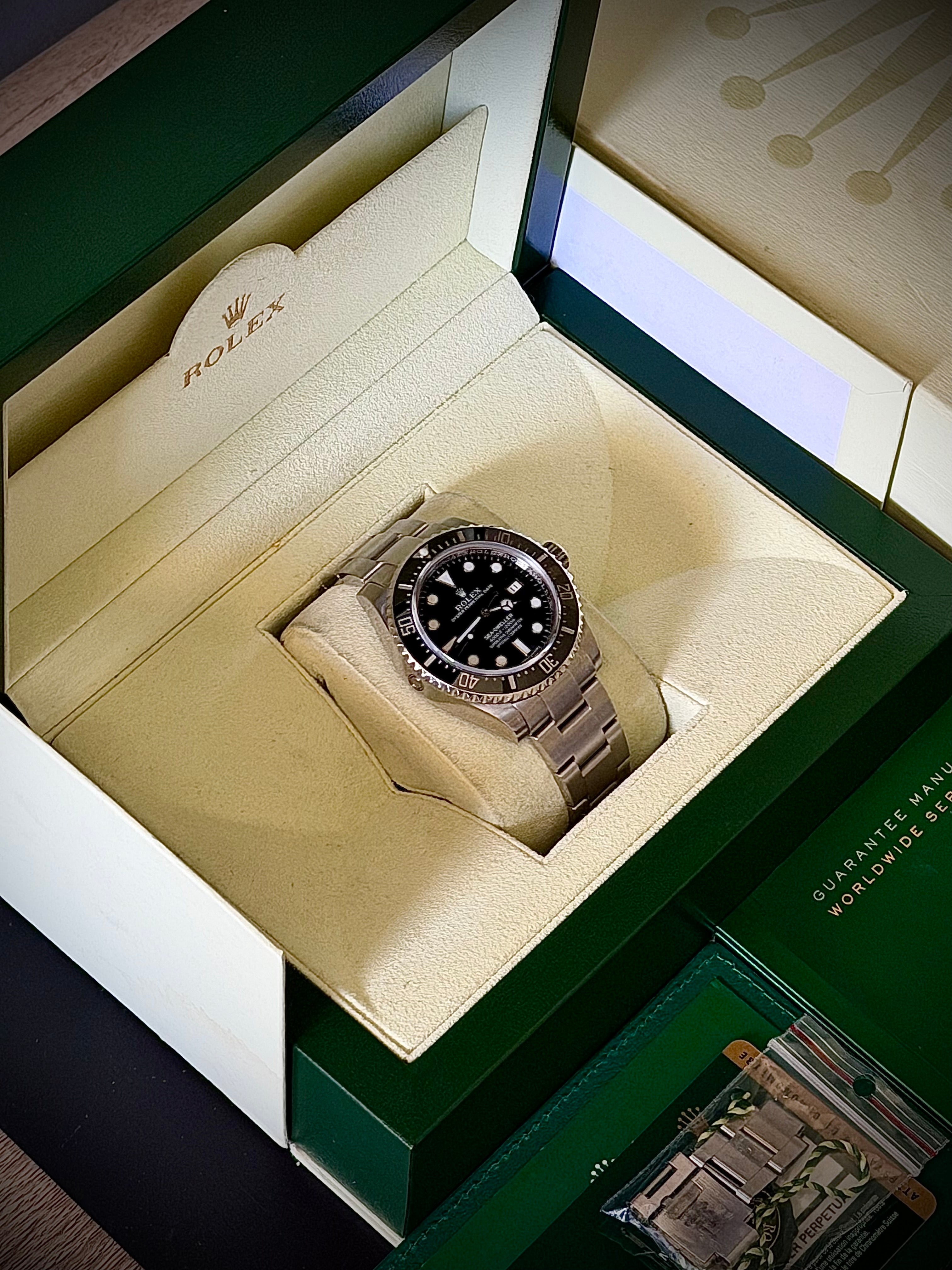 2016 ROLEX SEA-DWELLER 4000, 116600, FULL SET, INC GST