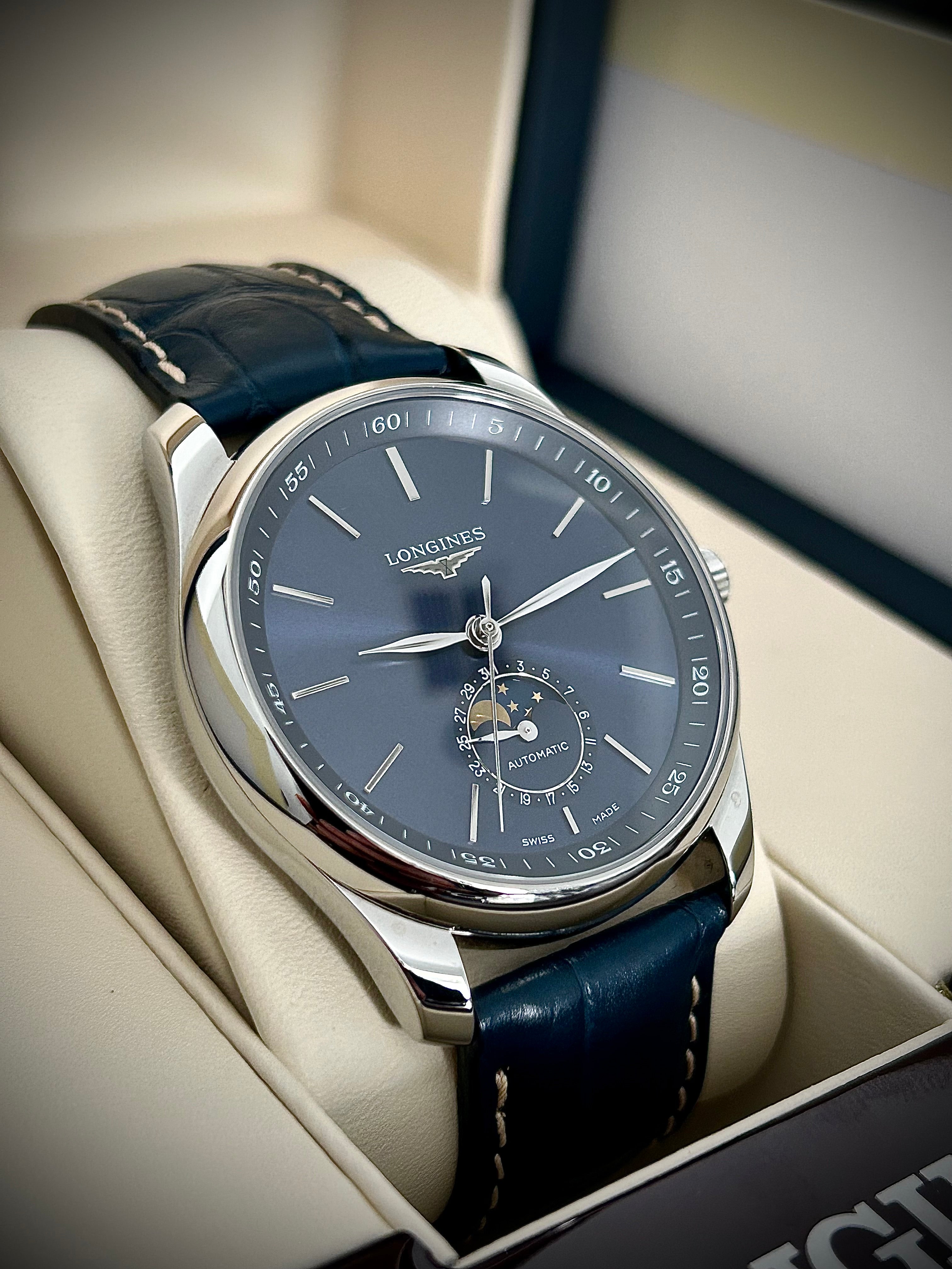 2021 LONGINES MASTER COLLECTION MOONPHASE, FULL SET, INC GST