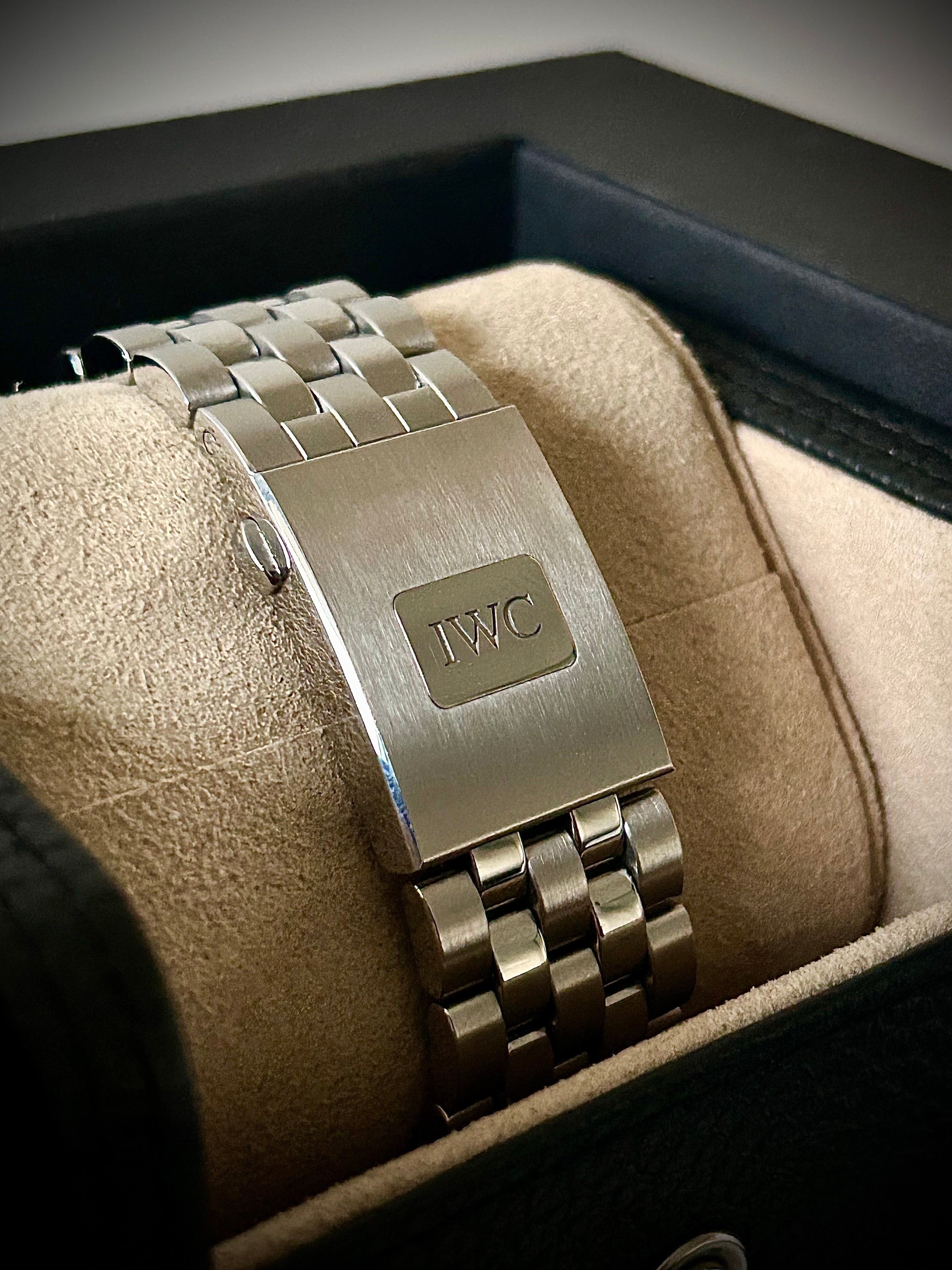 2021 IWC PILOTS WATCH XVIII, “LE PETIT PRINCE” BLUE DIAL, IW327016, FULL SET, INC GST