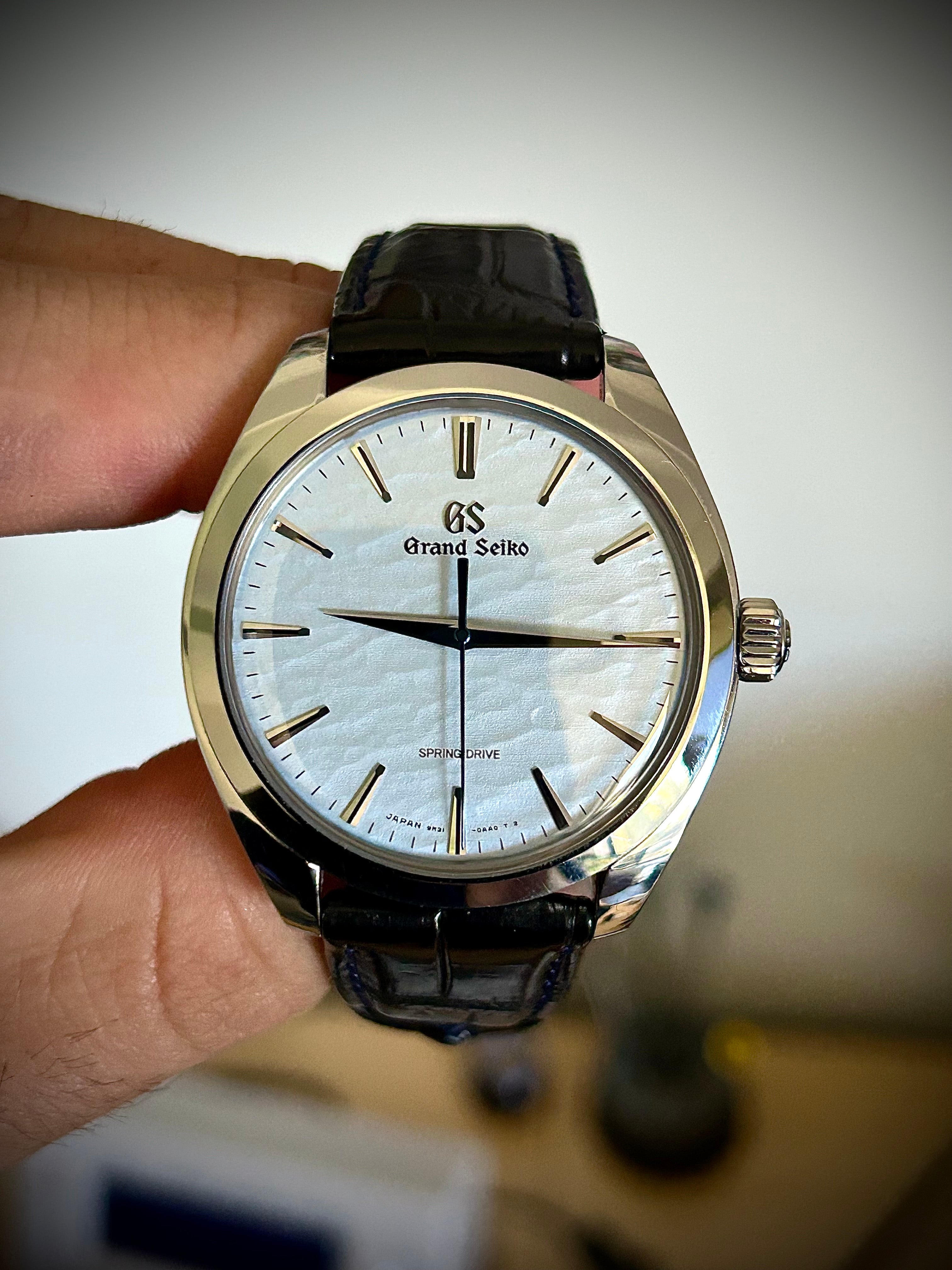 2021 GRAND SEIKO ELEGANCE OMIWATARI, SBGY007G, FULL SET, INC GST