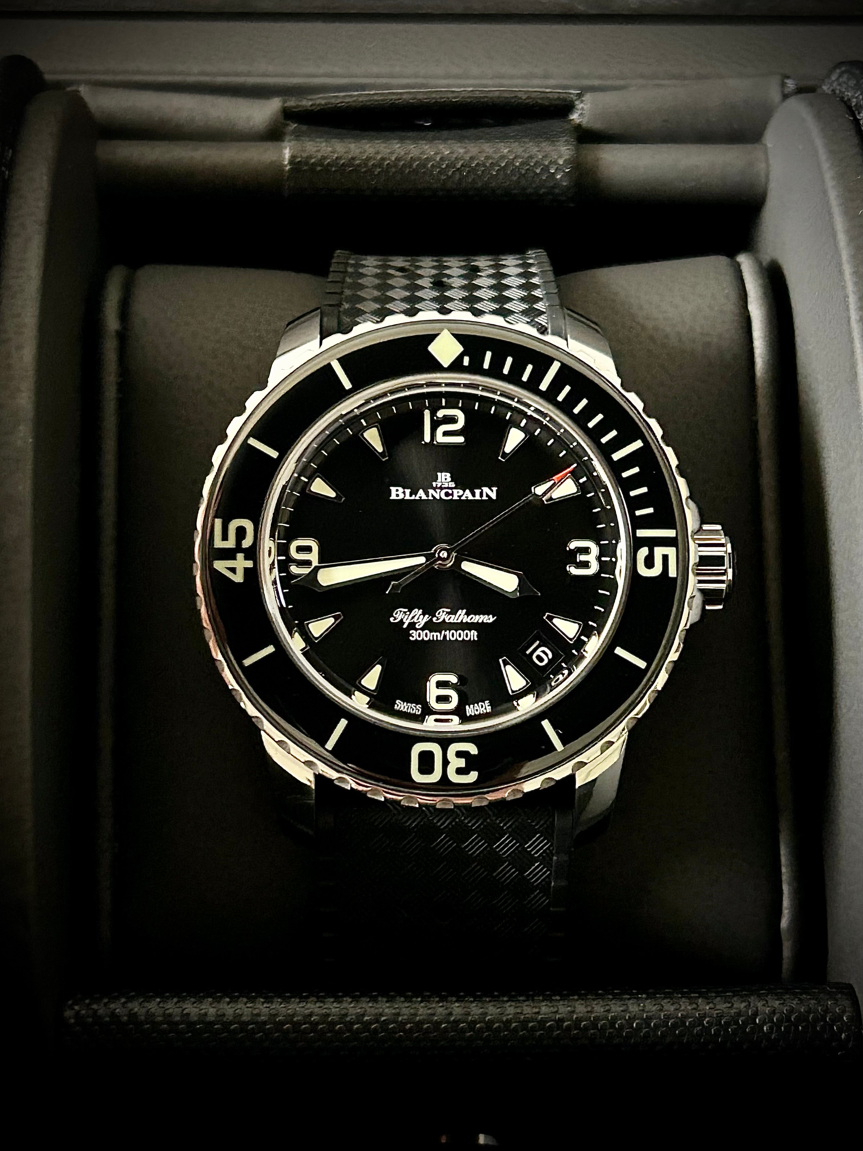 2025 BLANCPAIN FIFTY FATHOMS AUTOMATIQUE, 5010 1130 B64B, FULL SET, INC GST