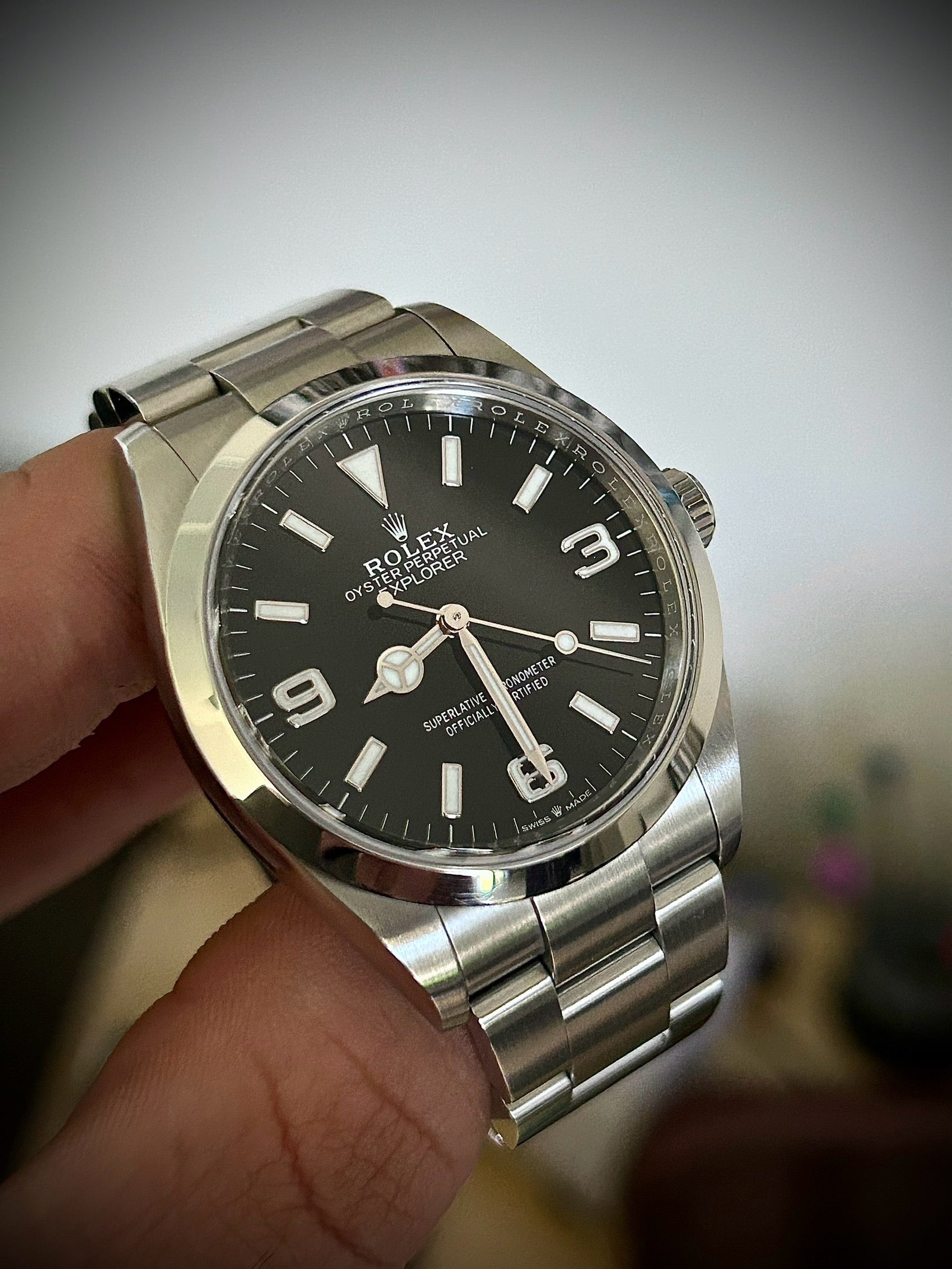 2023 ROLEX EXPLORER 36, 124270, FULL SET, INC GST