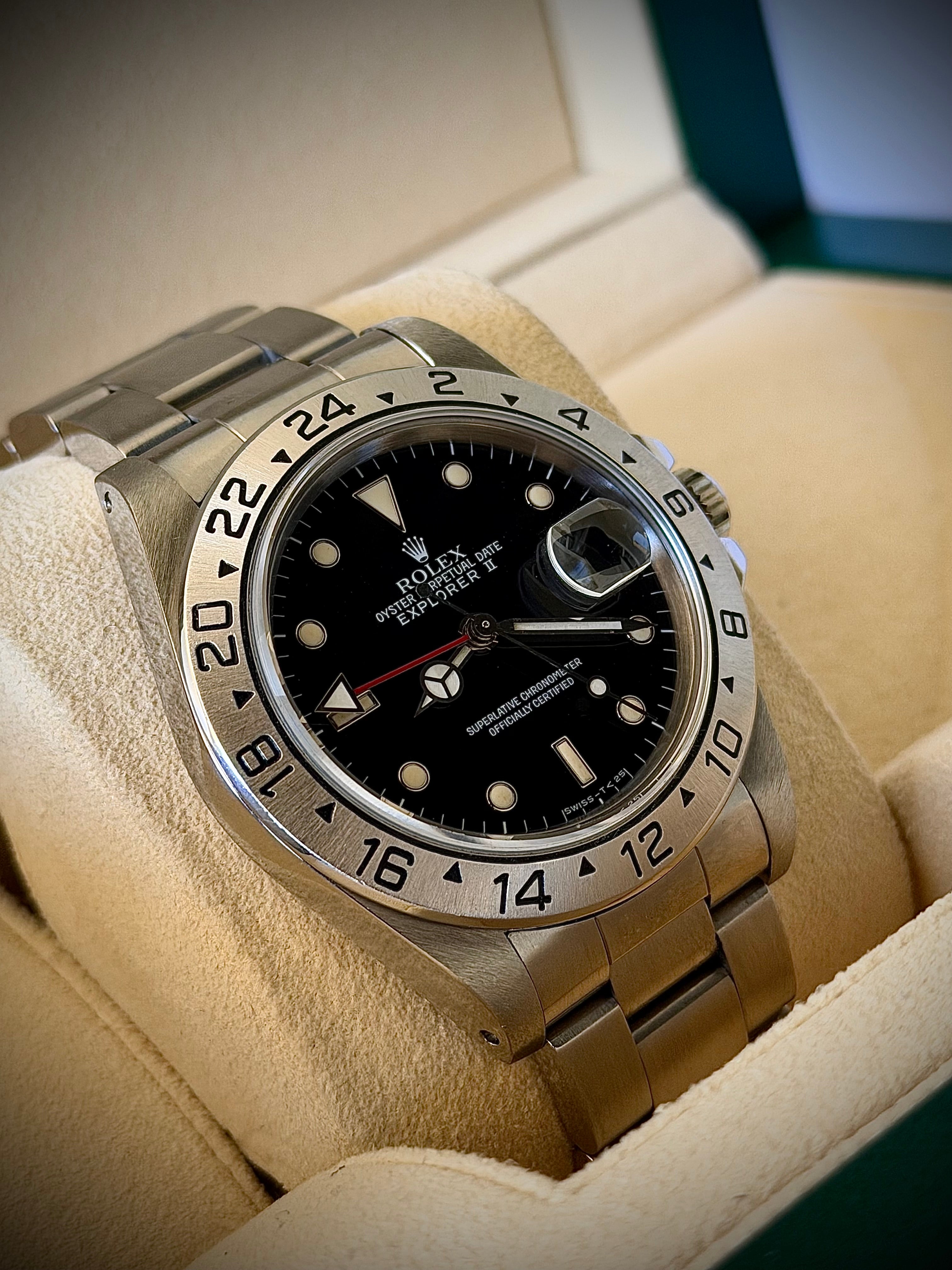 1990 ROLEX EXPLORER II, 16570, WATCH ONLY, INC GST