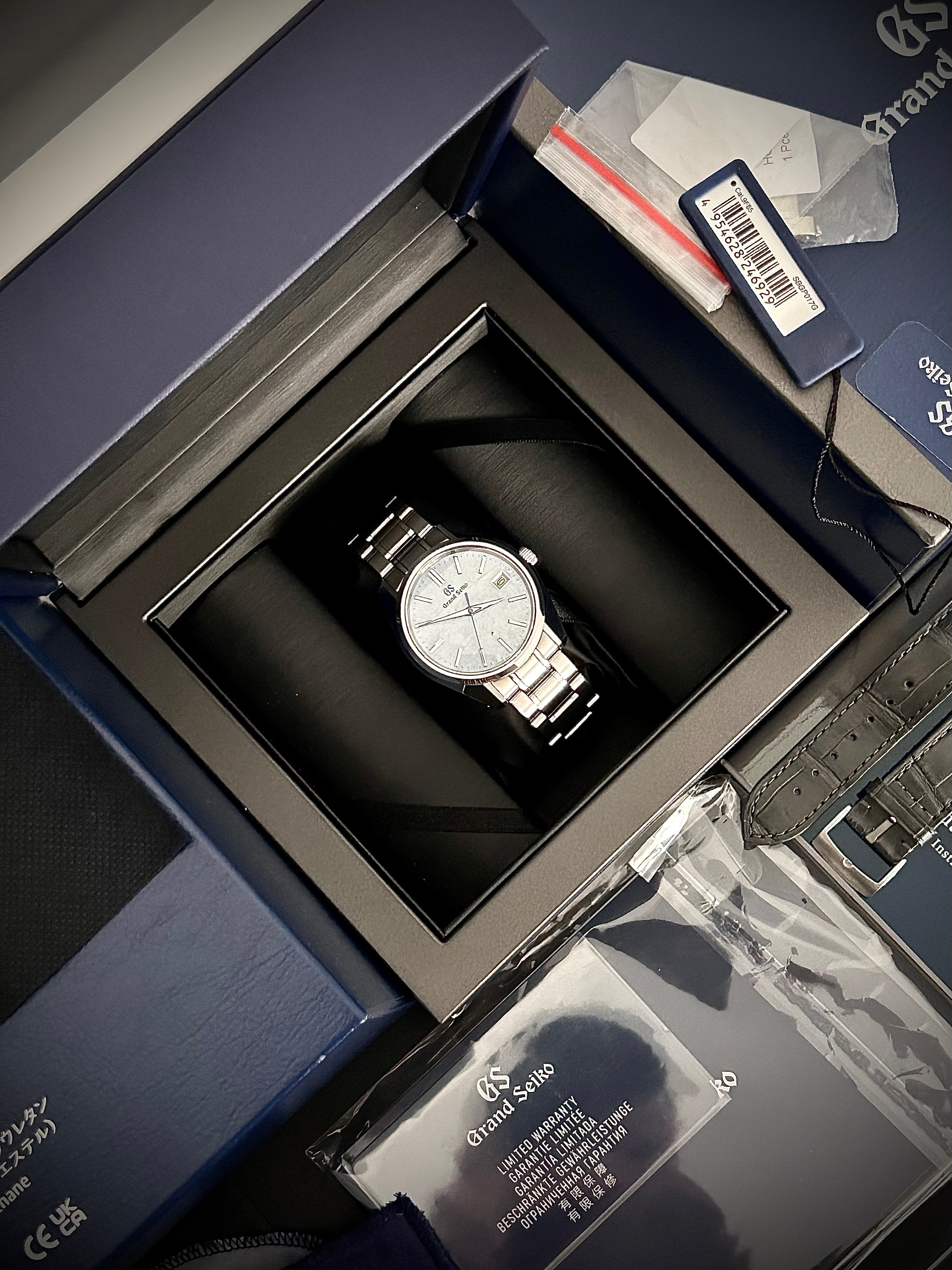 2022 GRAND SEIKO SEA OF CLOUDS, 55TH ANNIVERSARY, SBGP017, FULL SET, INC GST