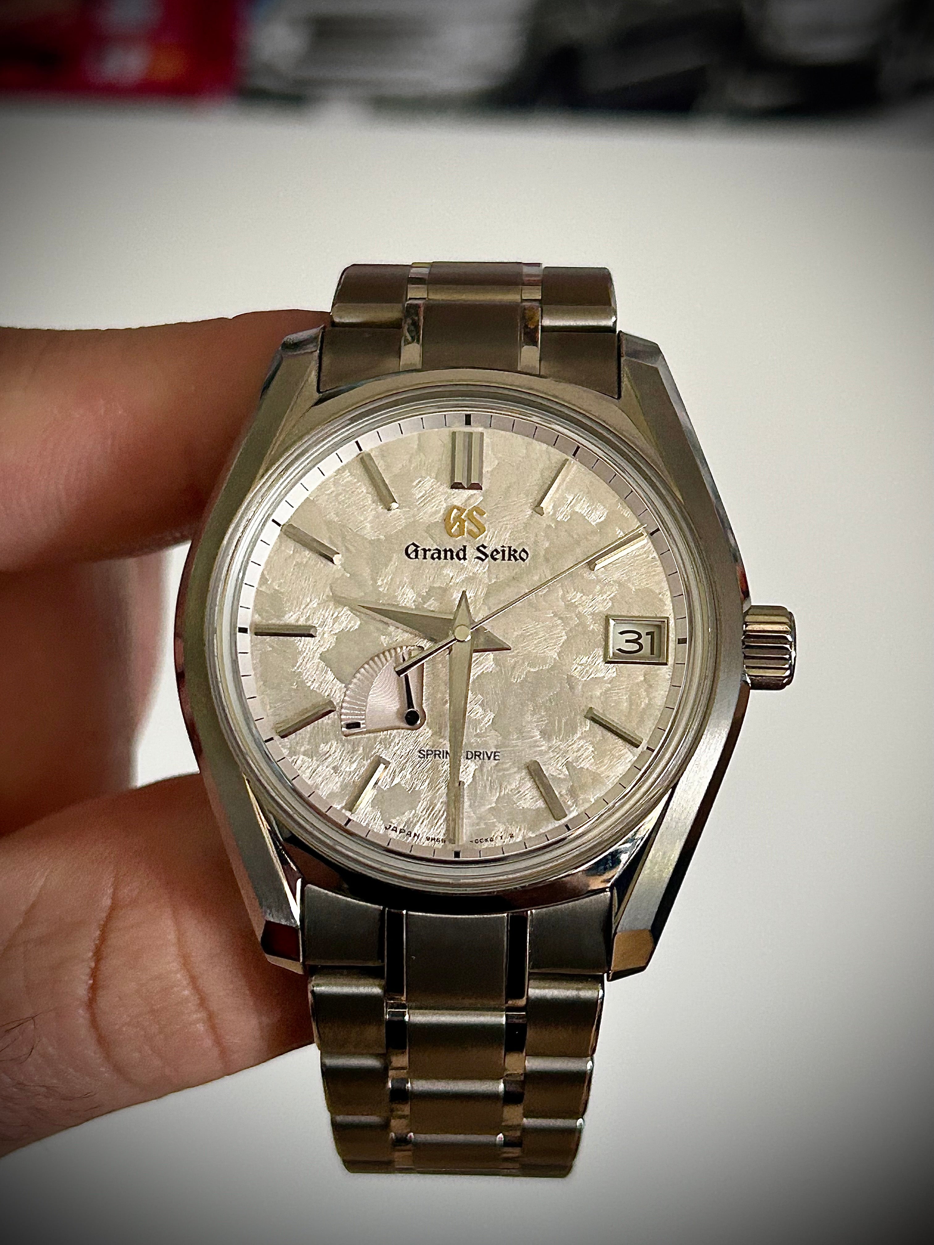 2022 GRAND SEIKO HERITAGE SPRING DRIVE, SHUNBUN, SBGA413, FULL SET, INC GST