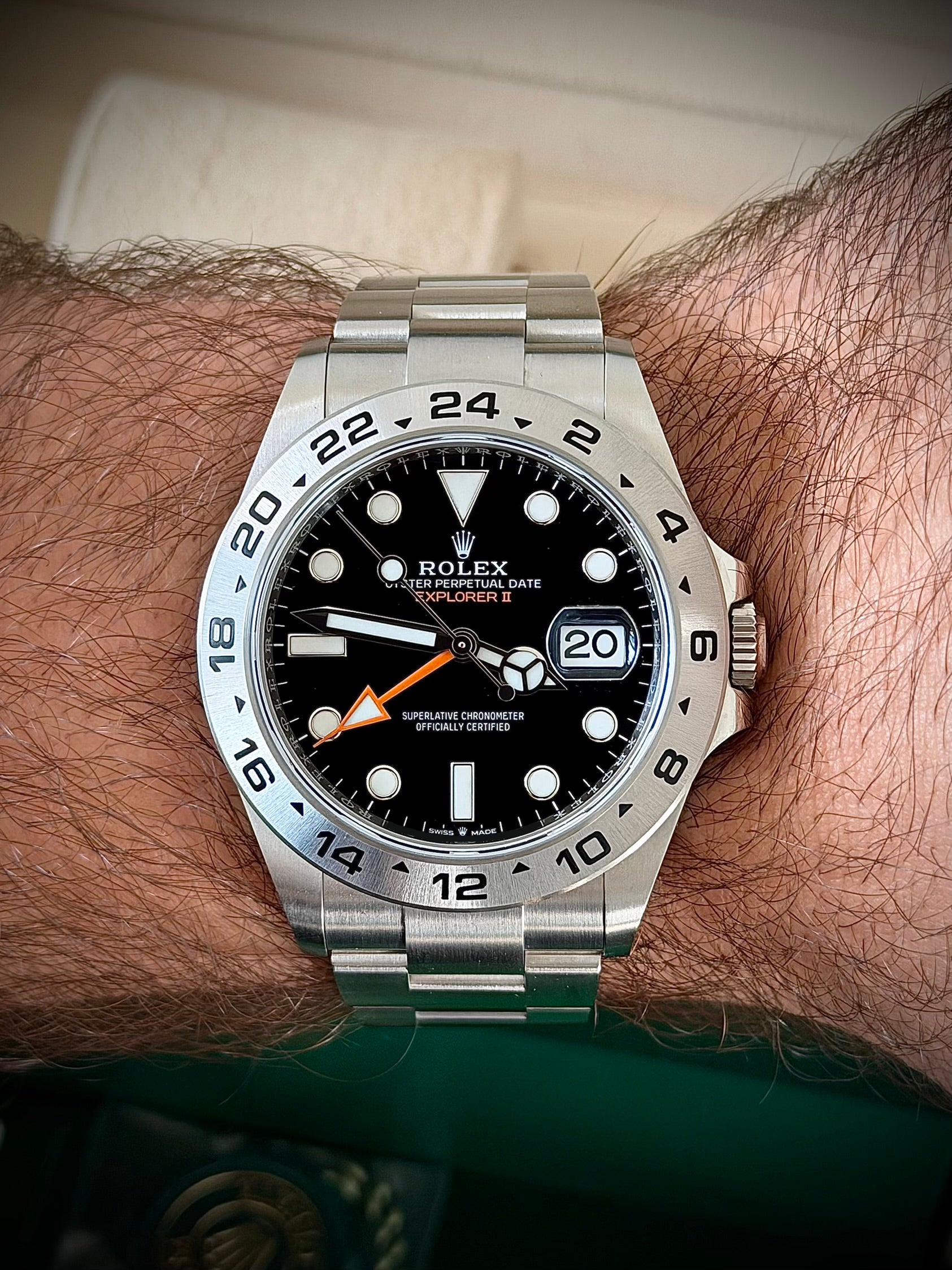 2025 ROLEX EXPLORER II BLACK DIAL, 226570, FULL SET, INC GST