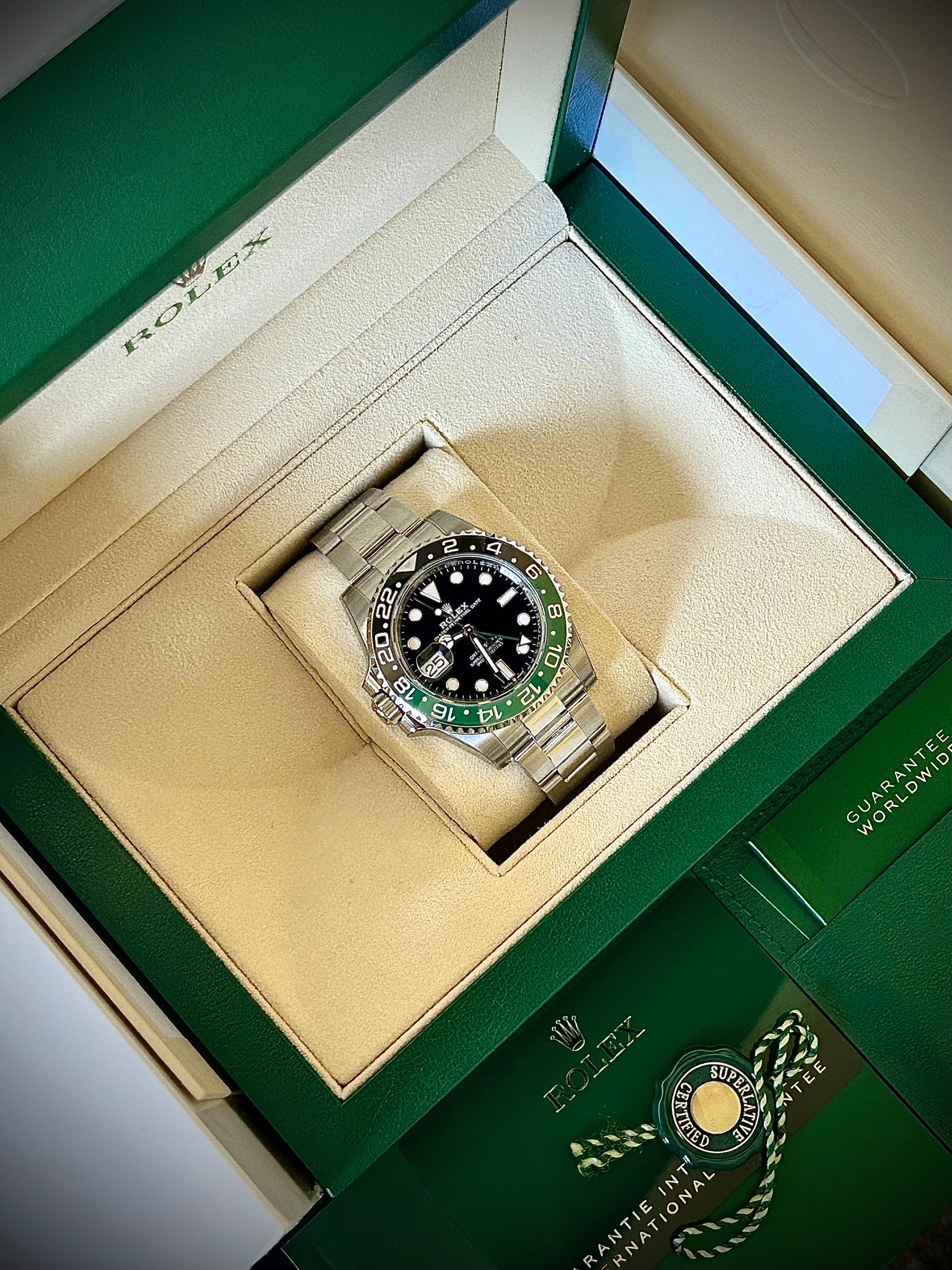 2024 ROLEX GMT-MASTER II “SPRITE”, FULL SET, INC GST