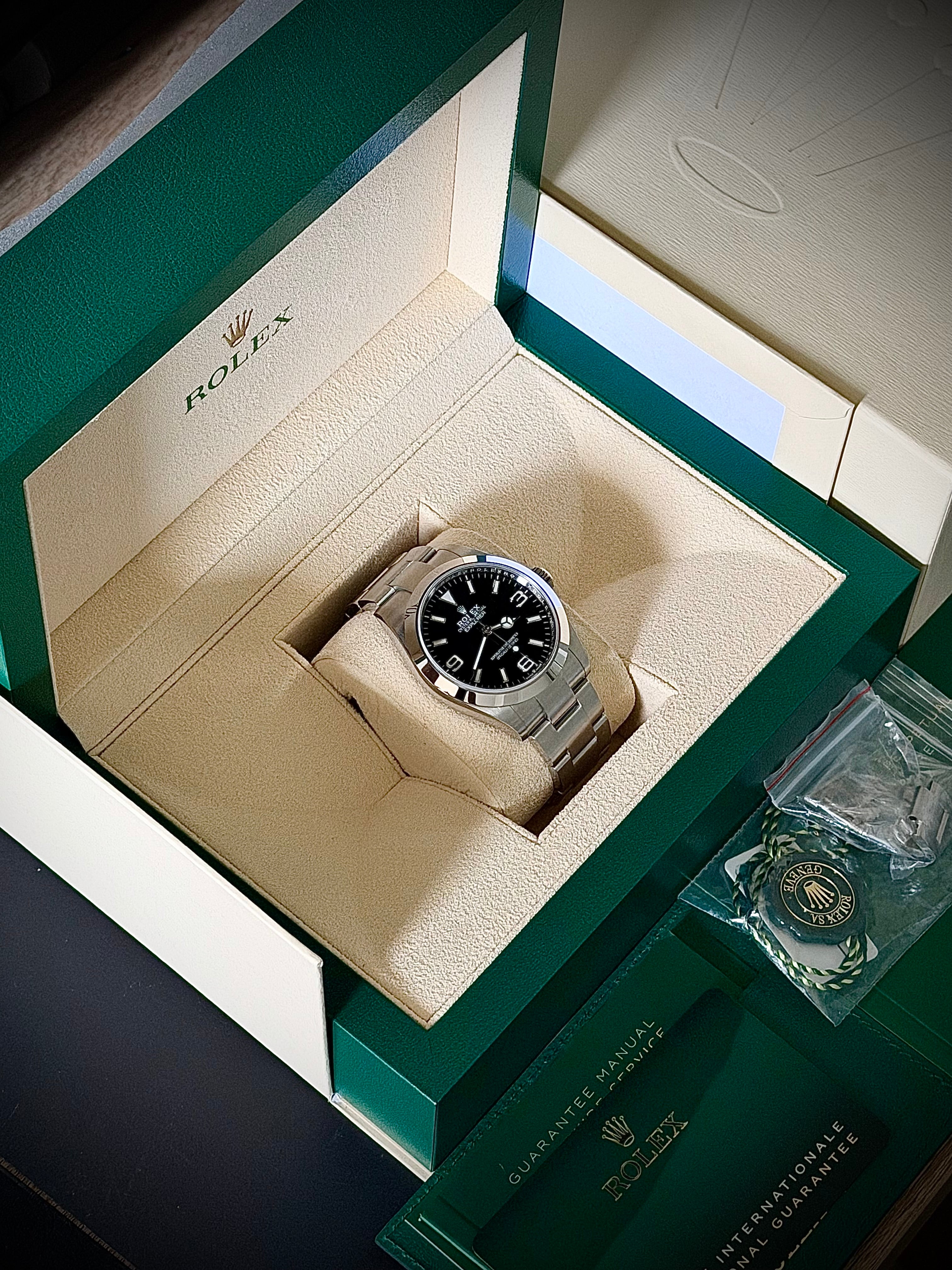 2023 ROLEX EXPLORER 40, 224270, FULL SET, MINT CONDITION, INC GST
