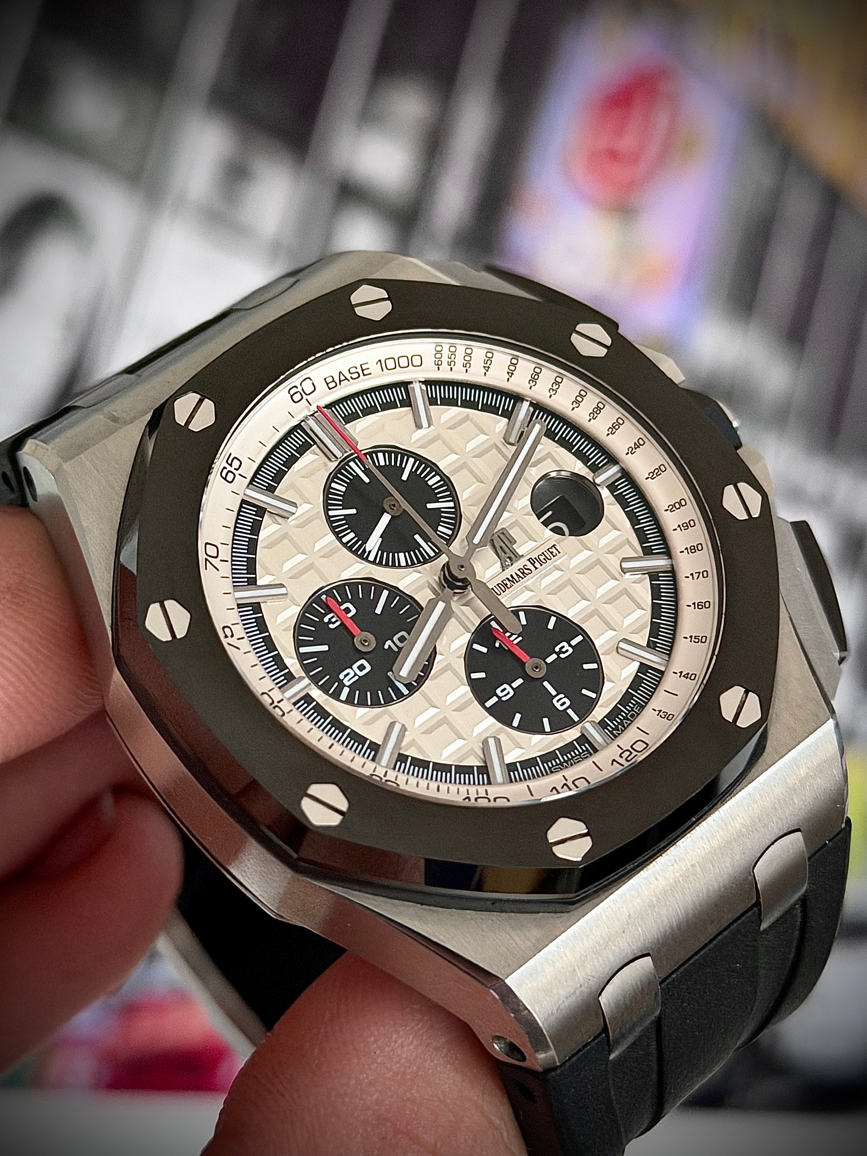 2013 AUDEMARS PIGUET ROYAL OAK OFFSHORE CHRONOGRAPH, FULL SET, INC GST