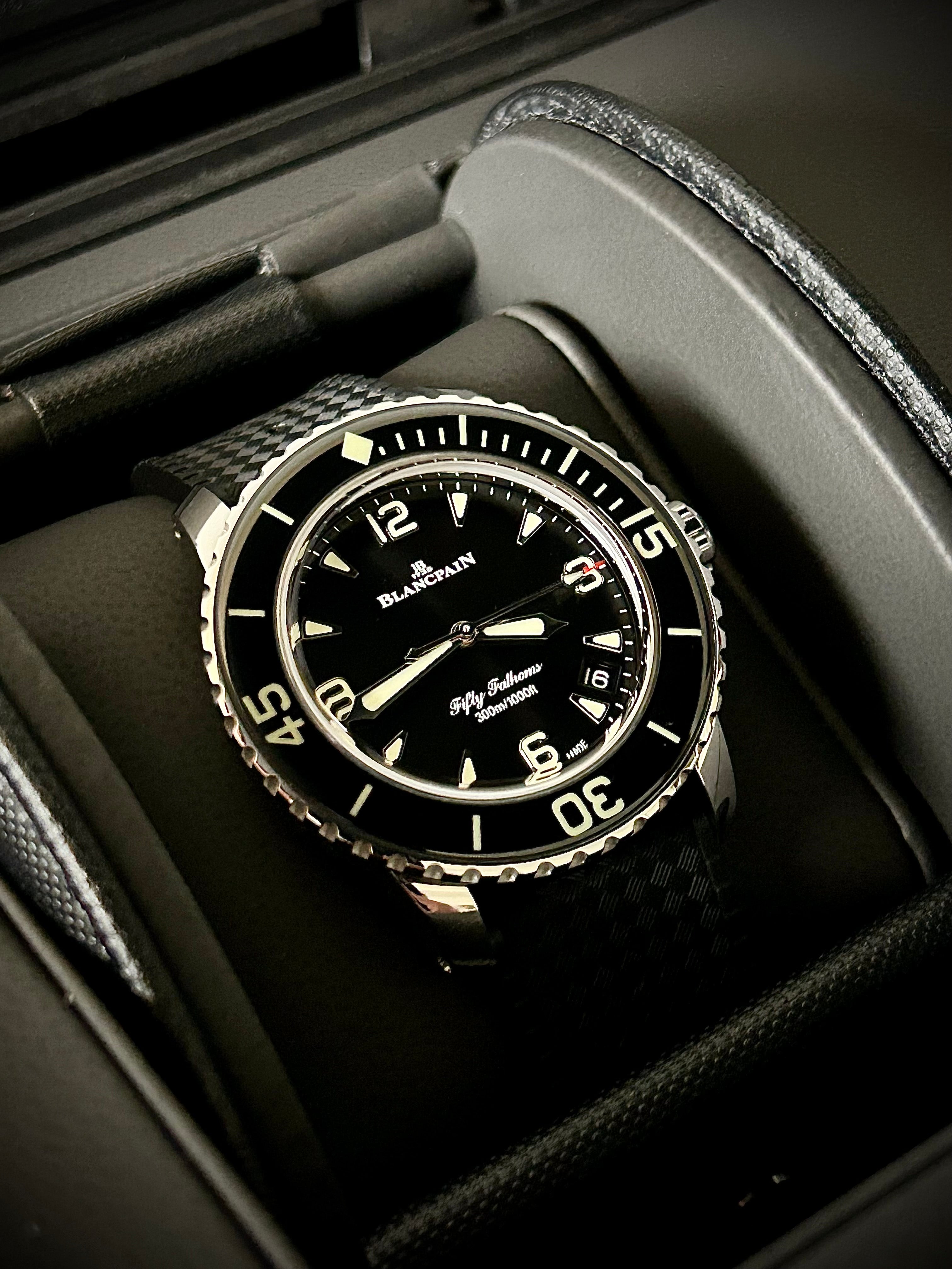 2025 BLANCPAIN FIFTY FATHOMS AUTOMATIQUE, 5010 1130 B64B, FULL SET, INC GST