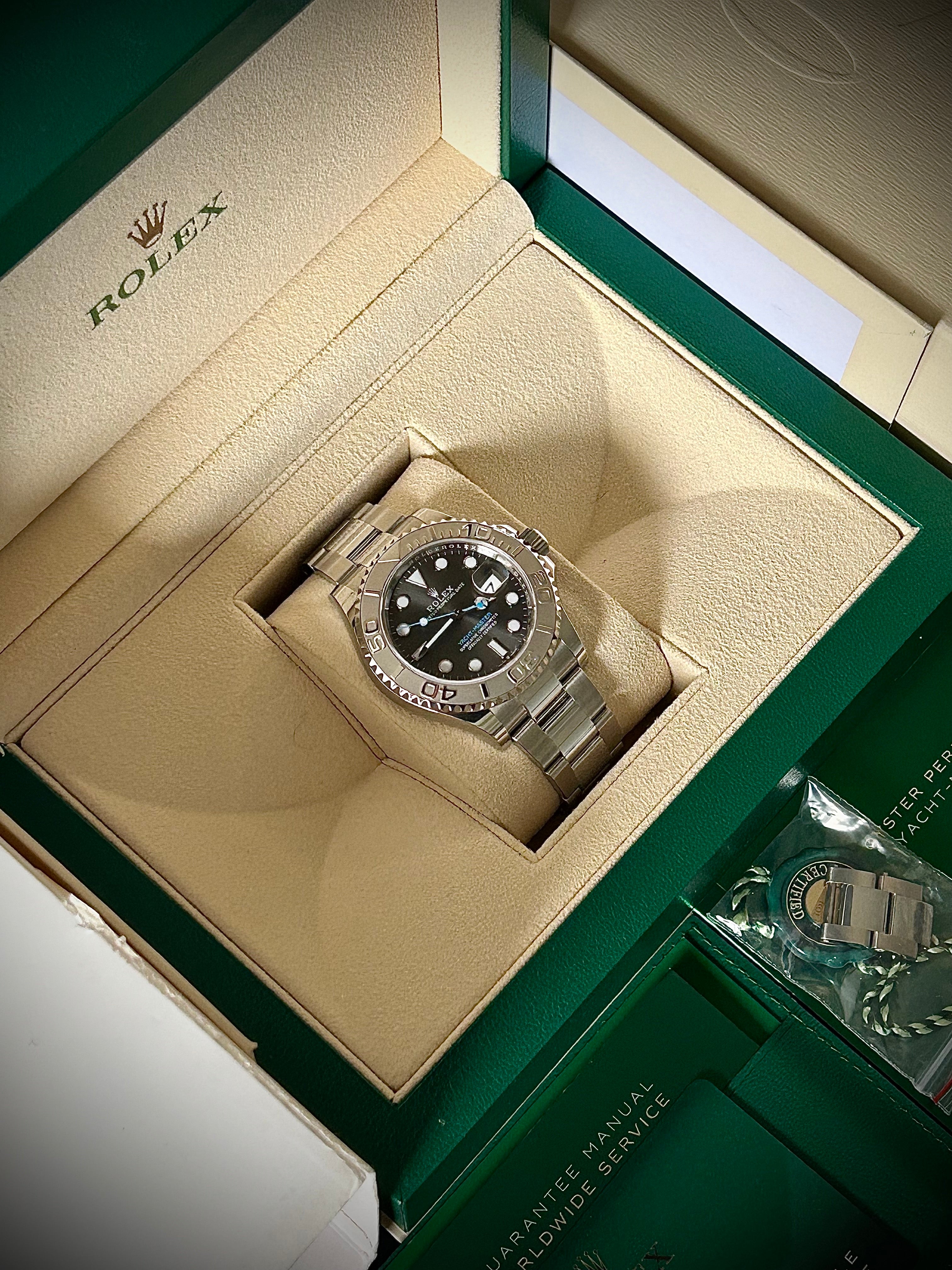 2020 ROLEX YACHT-MASTER 40, SLATE DIAL, 126622, FULL SET