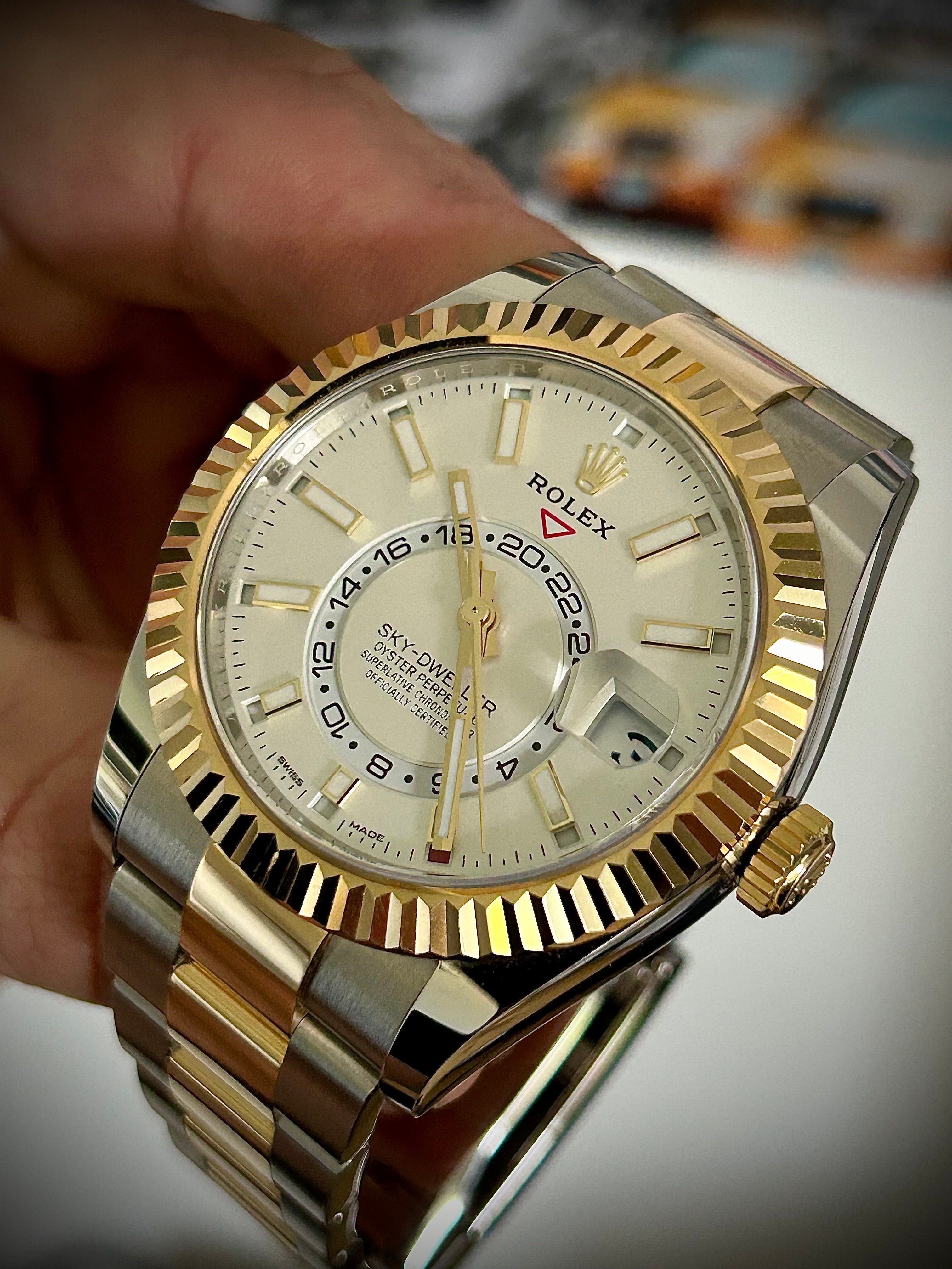 2021 ROLEX SKY DWELLER, TWO TONE, 326933, FULL SET, INC GST