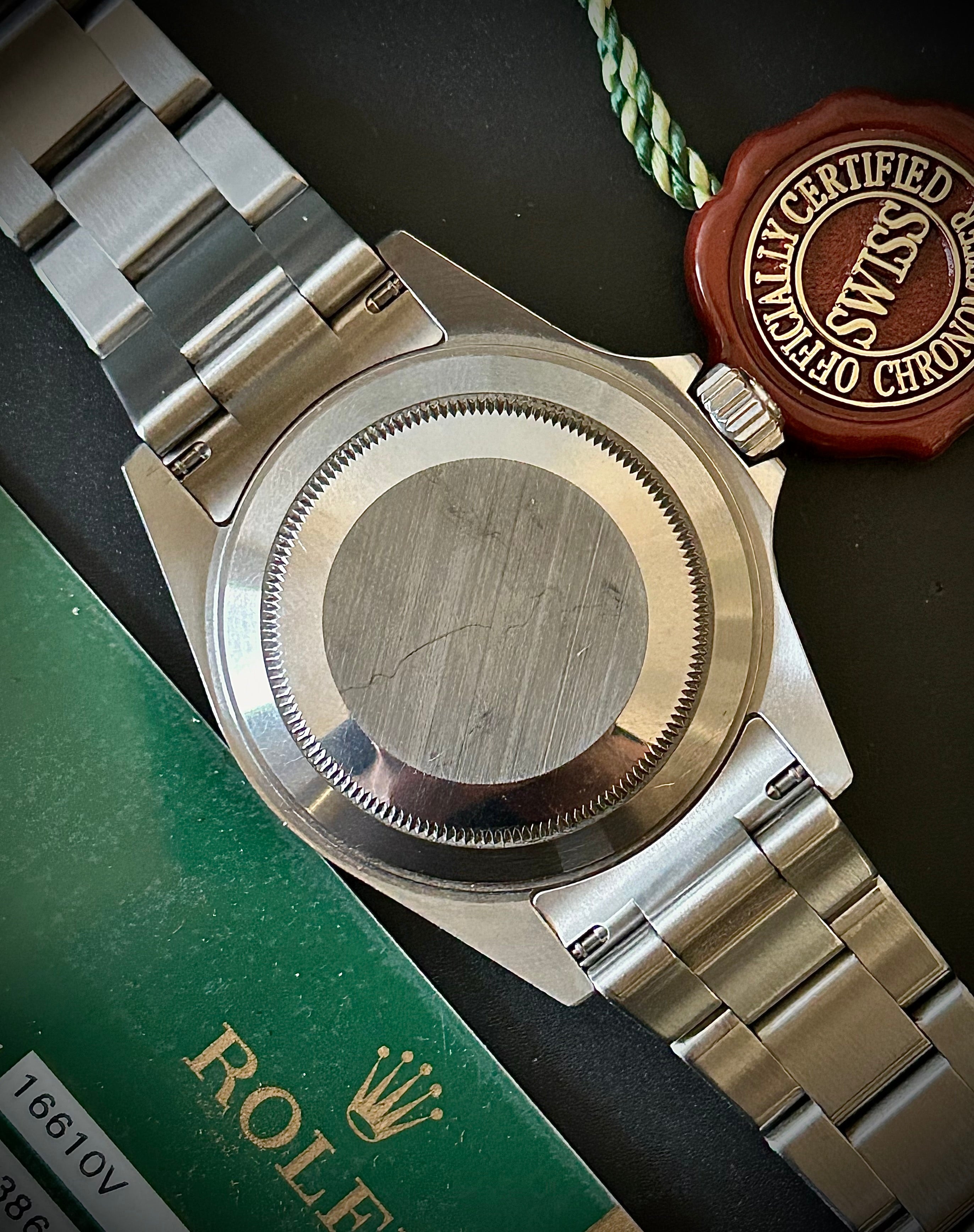 2008 ROLEX SUBMARINER DATE, KERMIT, 16610LV, BOX AND CARD, INC GST