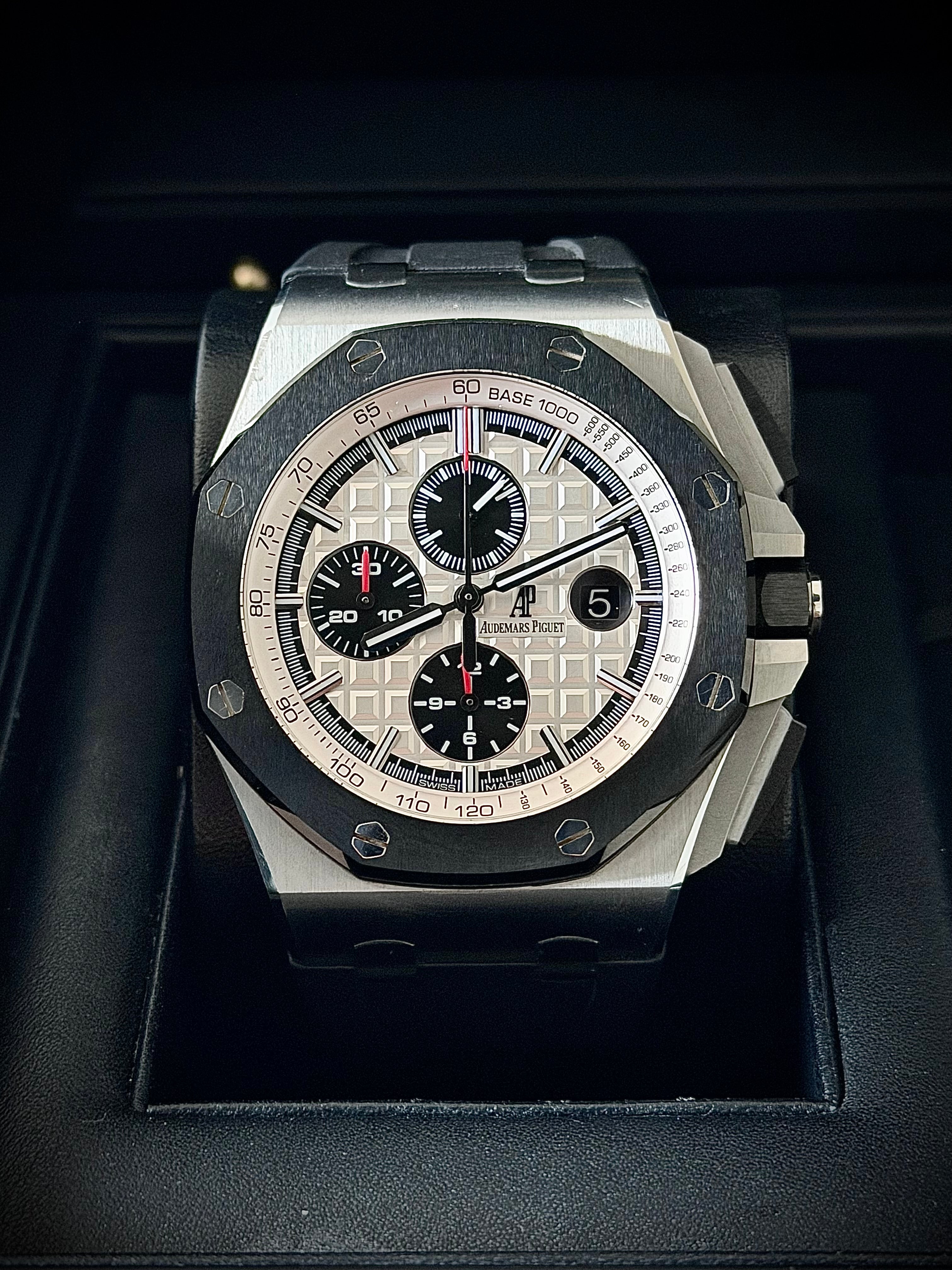 2013 AUDEMARS PIGUET ROYAL OAK OFFSHORE CHRONOGRAPH, FULL SET, INC GST