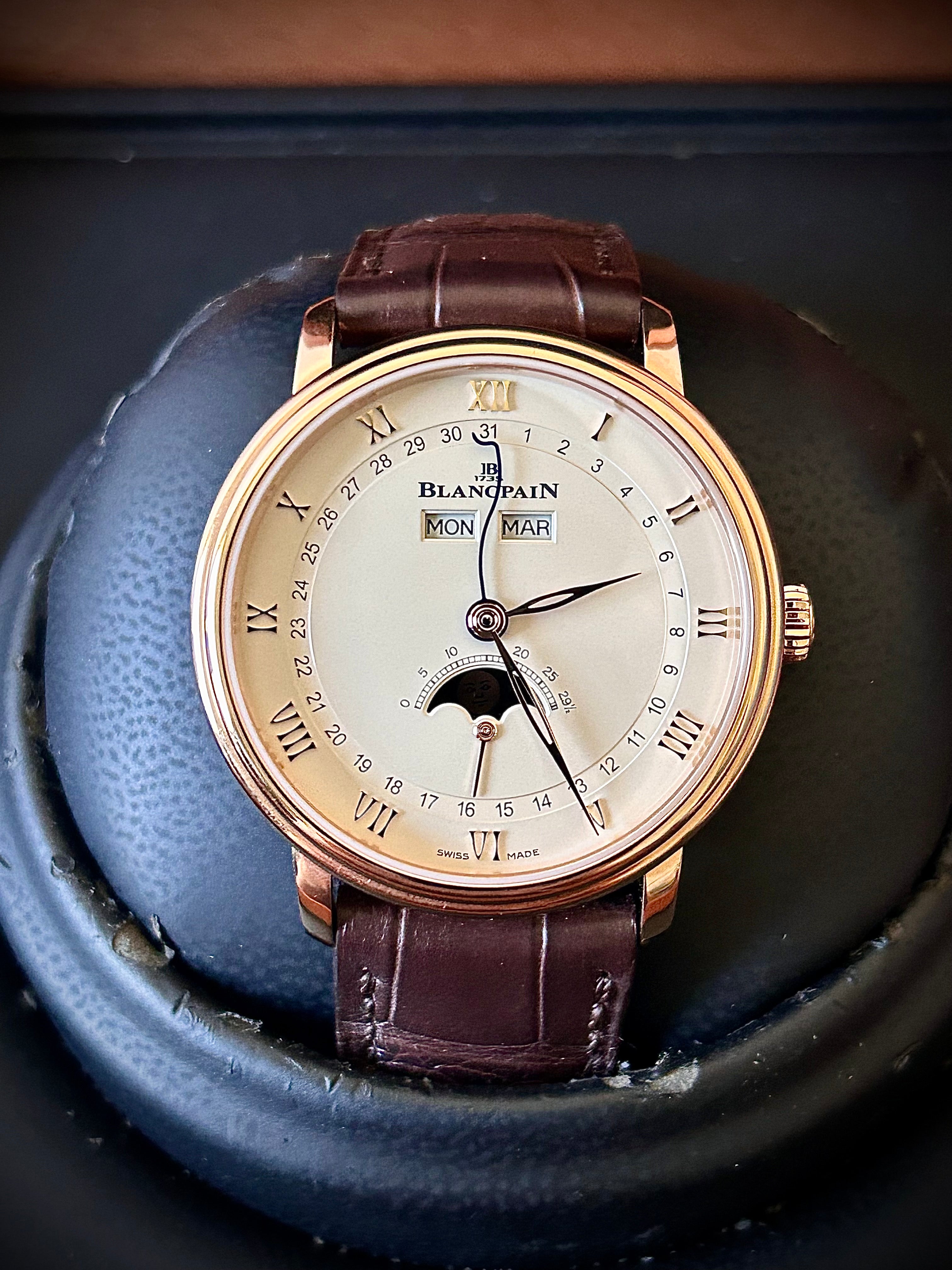 2020 BLANCPAIN VILLERET QUANTÍEME COMPLET, FULLY SERVICED, 6264 3642 55B, FULL SET, INC GST