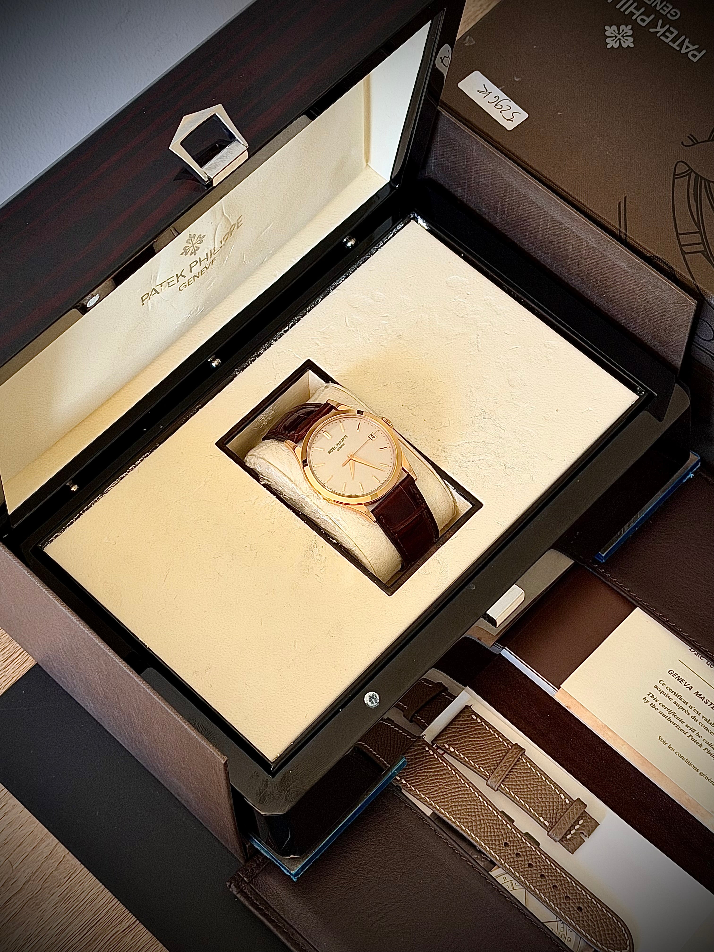 2008 PATEK PHILIPPE CALATRAVA, 5296R-010, FULL SET, INC GST