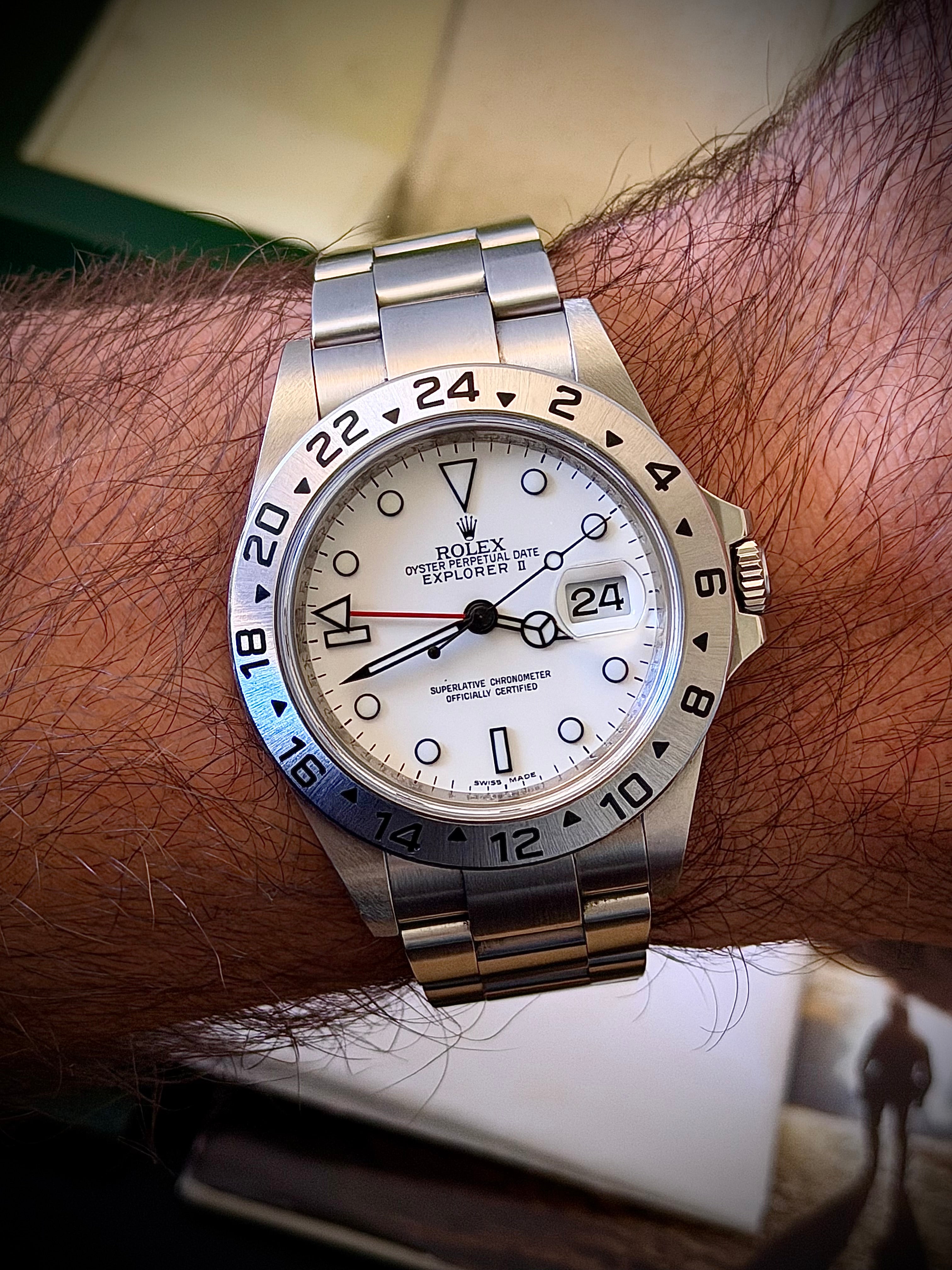2011 ROLEX EXPLORER II “POLAR”, 16570, CALIBRE 3186, BOX, BOOKLETS & ORIGINAL AD INVOICE, INC GST