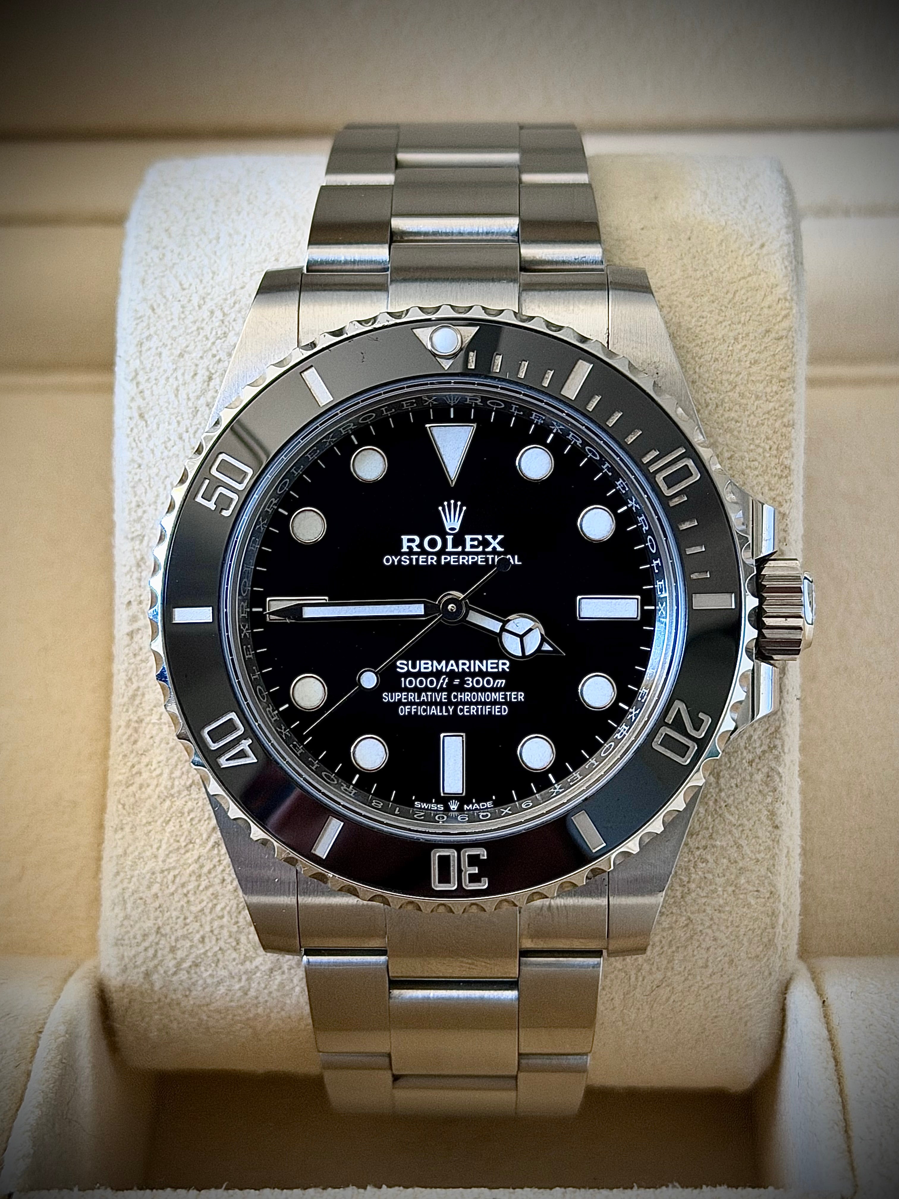 2021 ROLEX SUBMARINER, 124060, FULL SET, INC GST