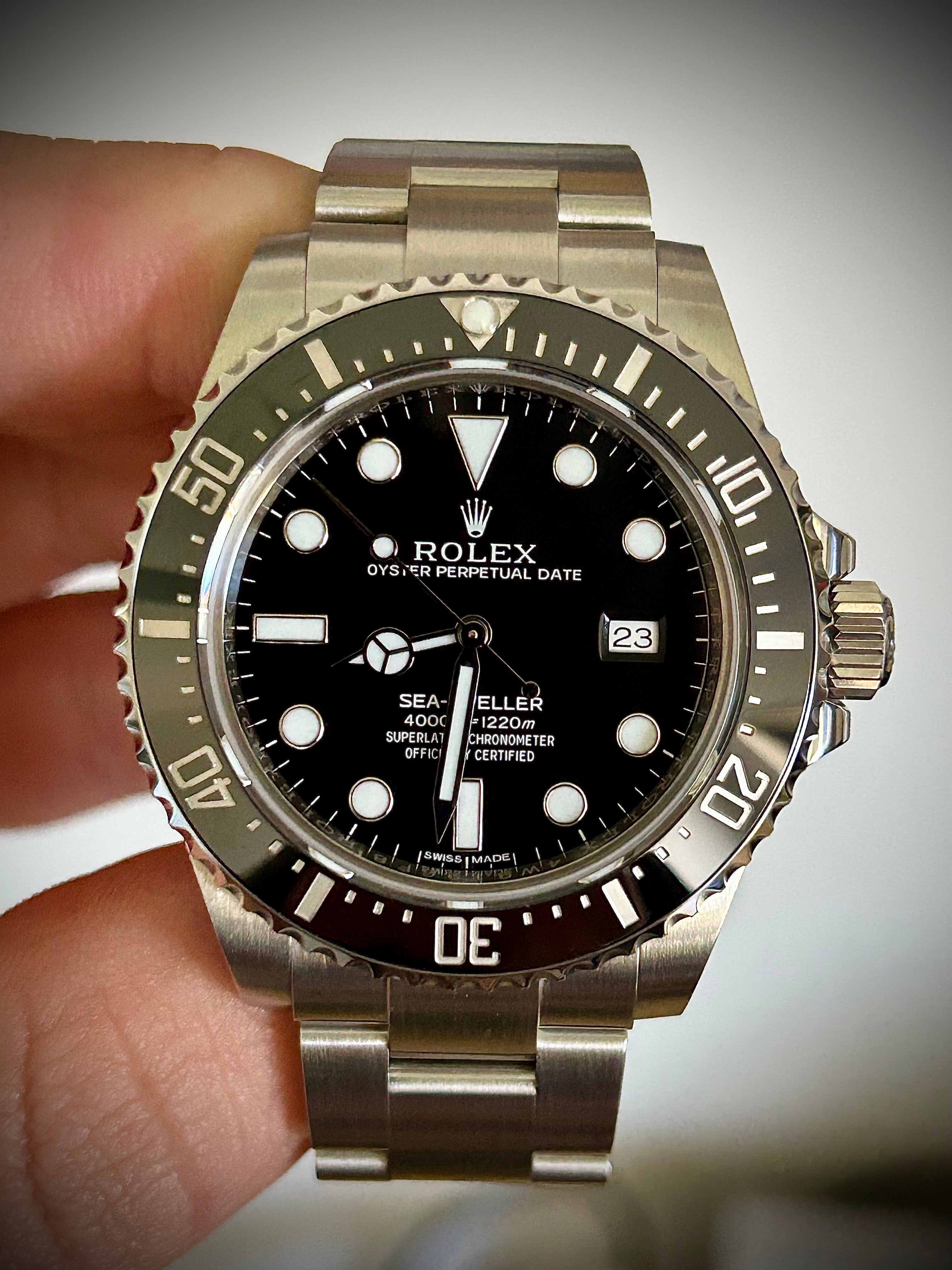 2016 ROLEX SEA-DWELLER 4000, 116600, BOX AND CARD, GST INC