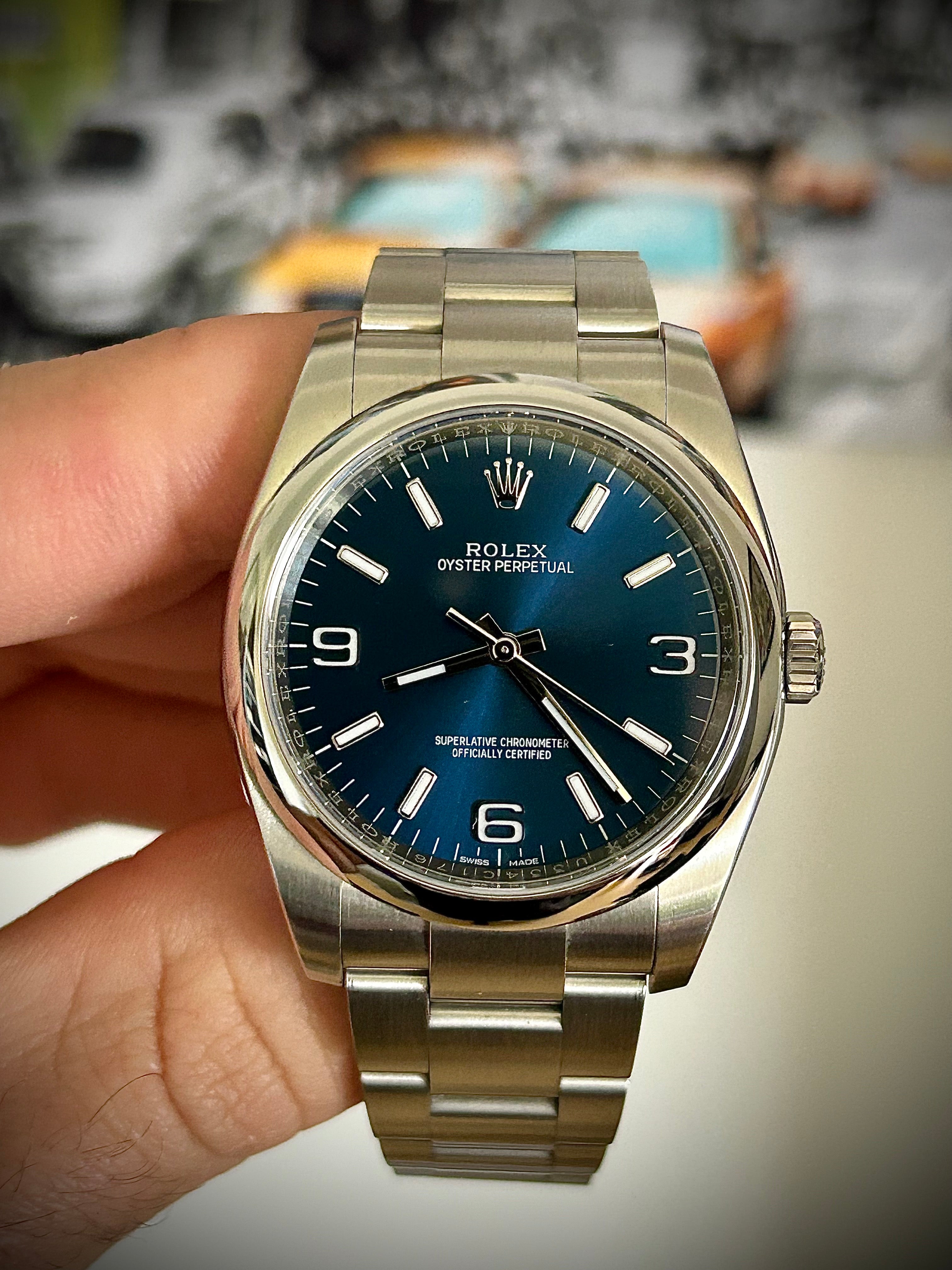 2018 ROLEX OYSTER PERPETUAL 36, FULL SET, INC GST