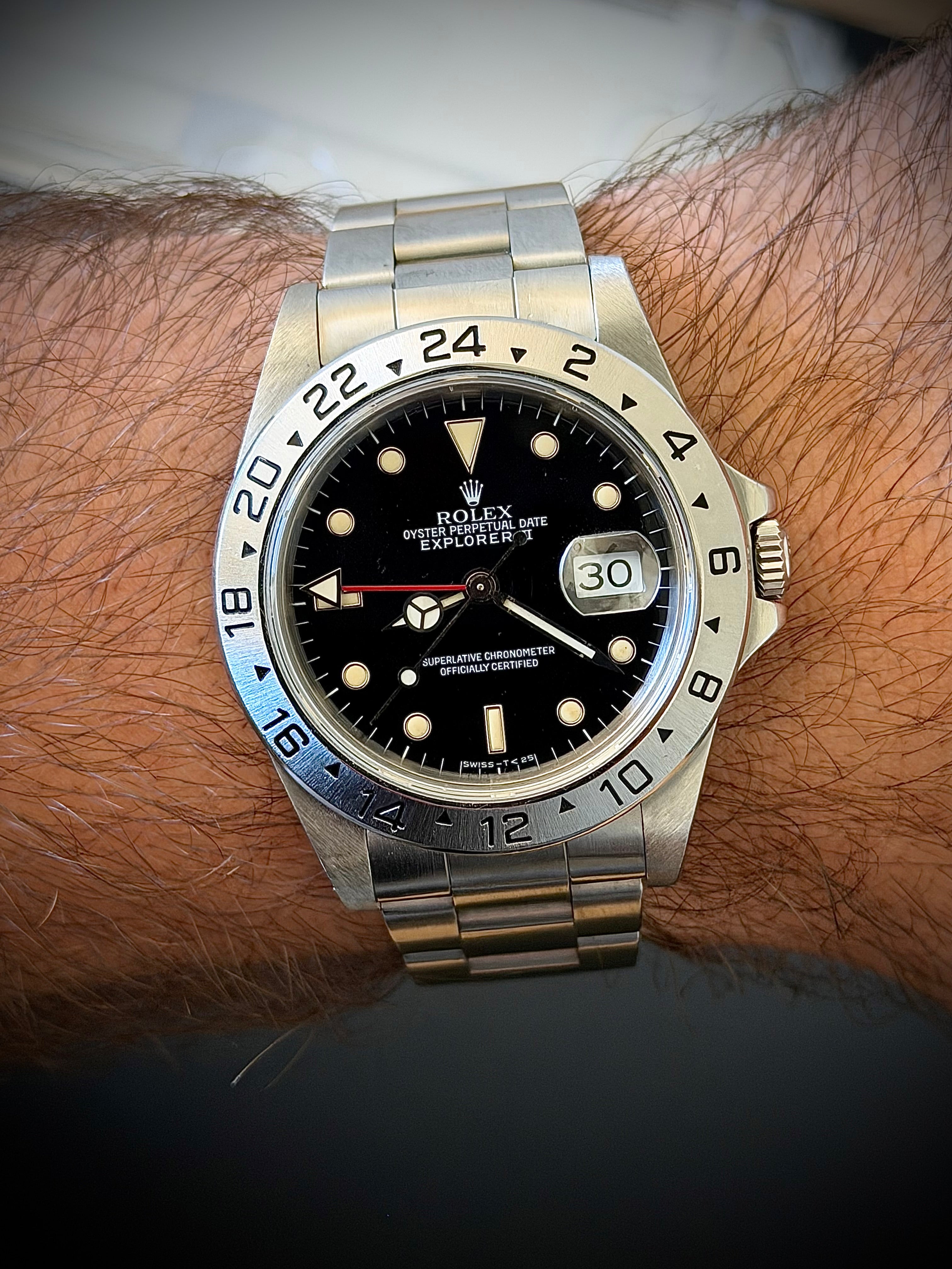 1990 ROLEX EXPLORER II, 16570, WATCH ONLY, INC GST