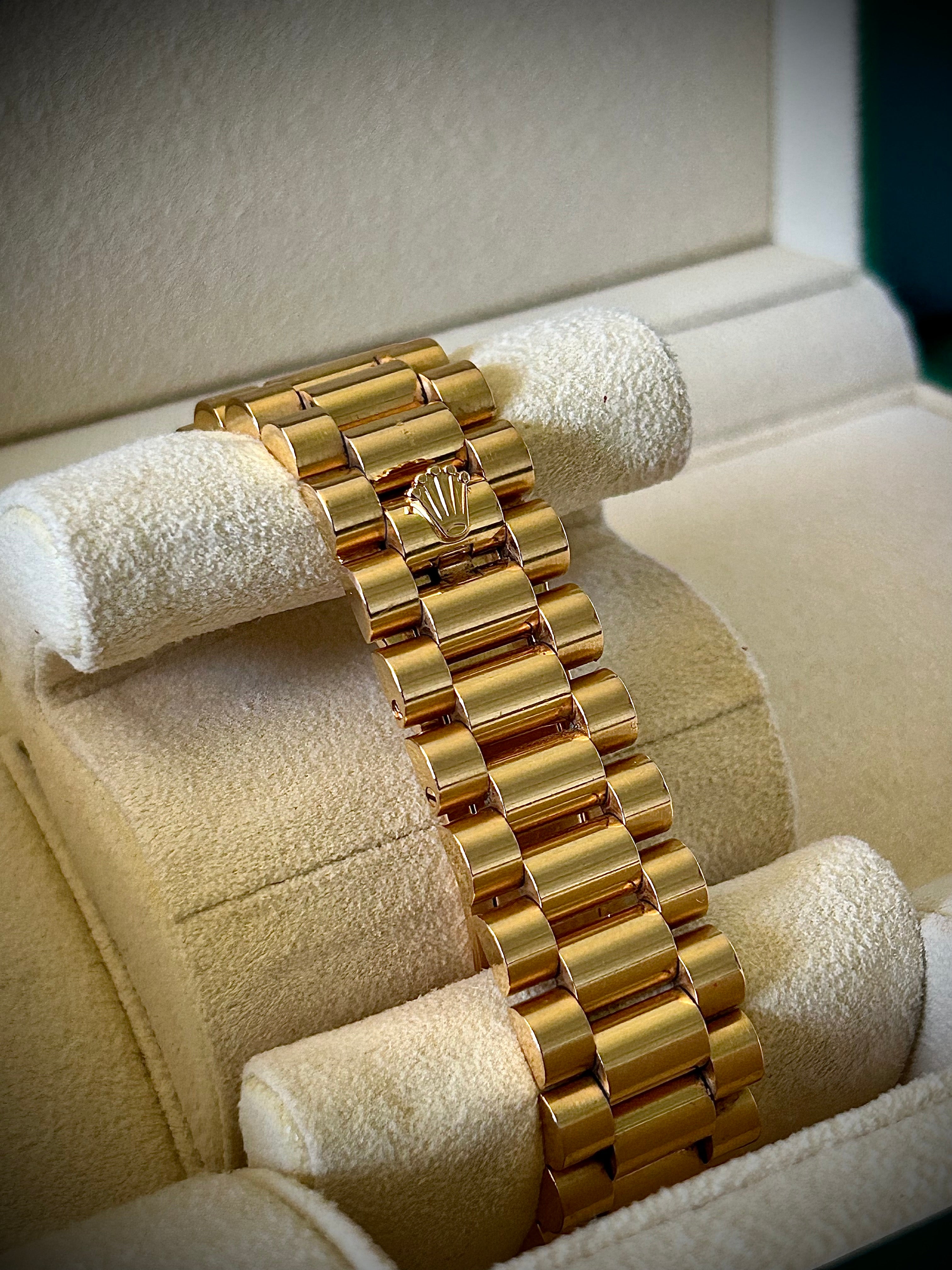 2008 ROLEX DAY-DATE 36, 118235, ROSE GOLD, WATCH ONLY, INC GST