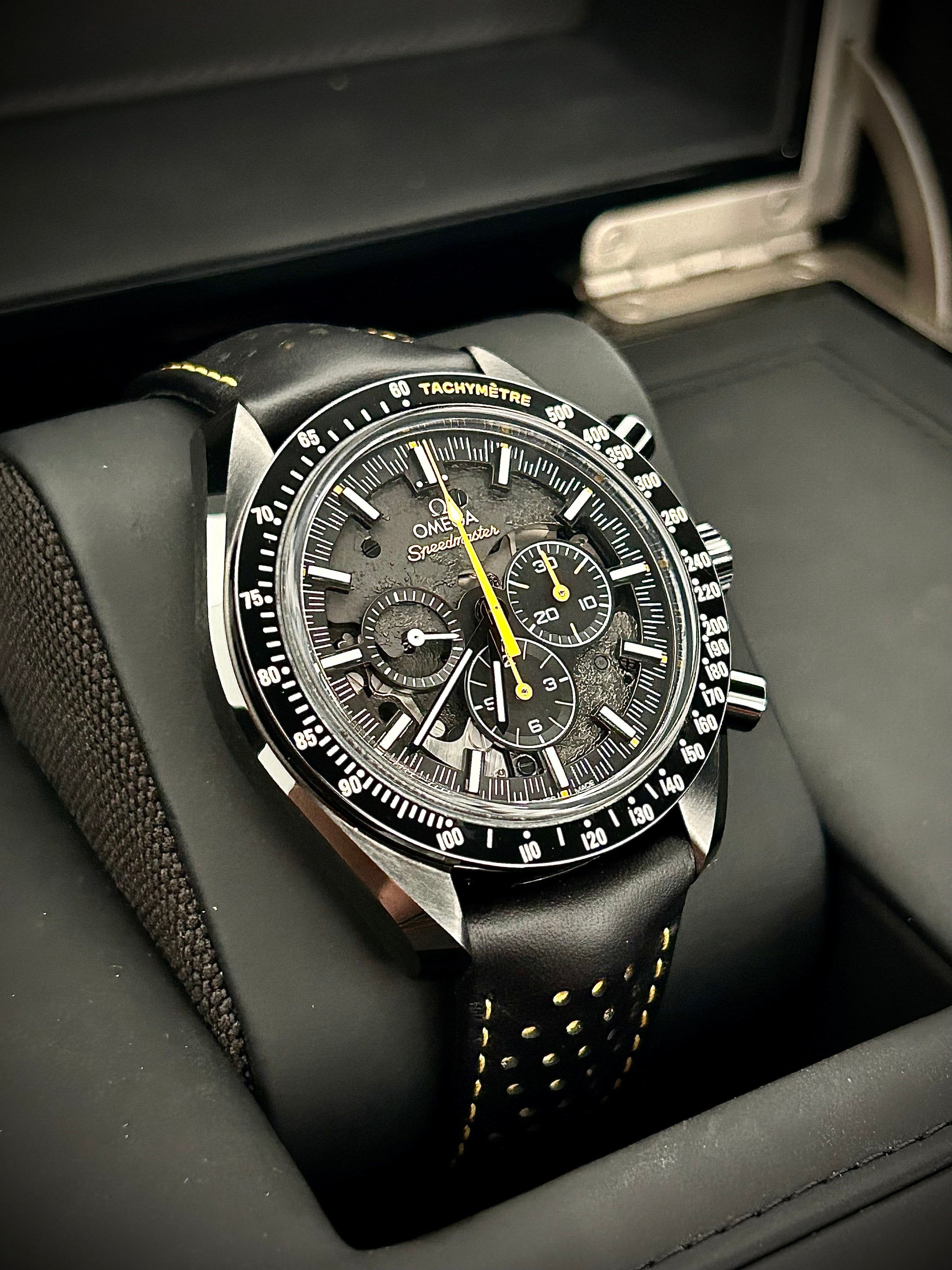 2020 OMEGA SPEEDMASTER APOLLO 8 DARK SIDE OF THE MOON, FULL SET, INC GST