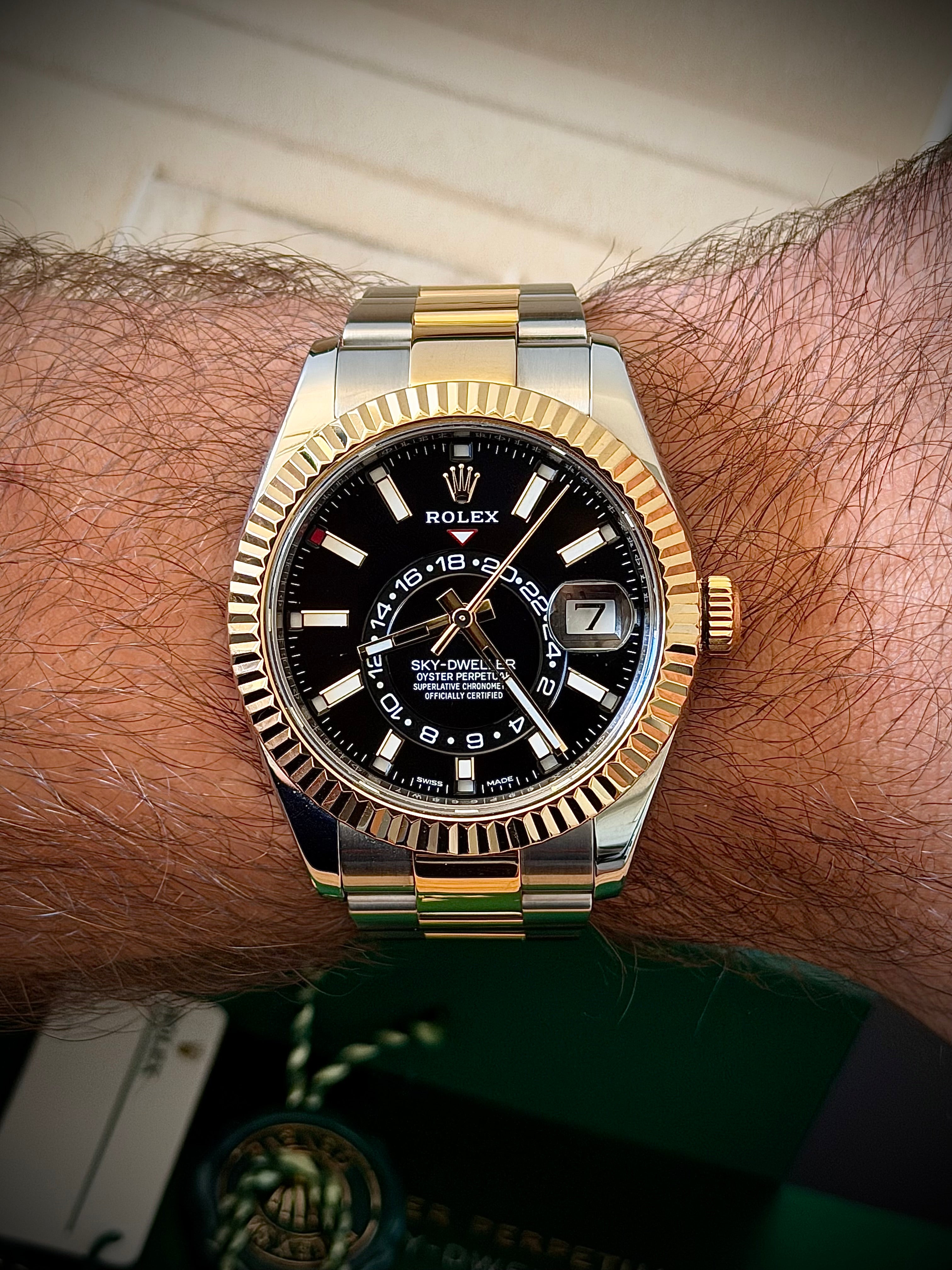 2020 ROLEX SKY DWELLER, TWO TONE, 326933, FULL SET, INC GST