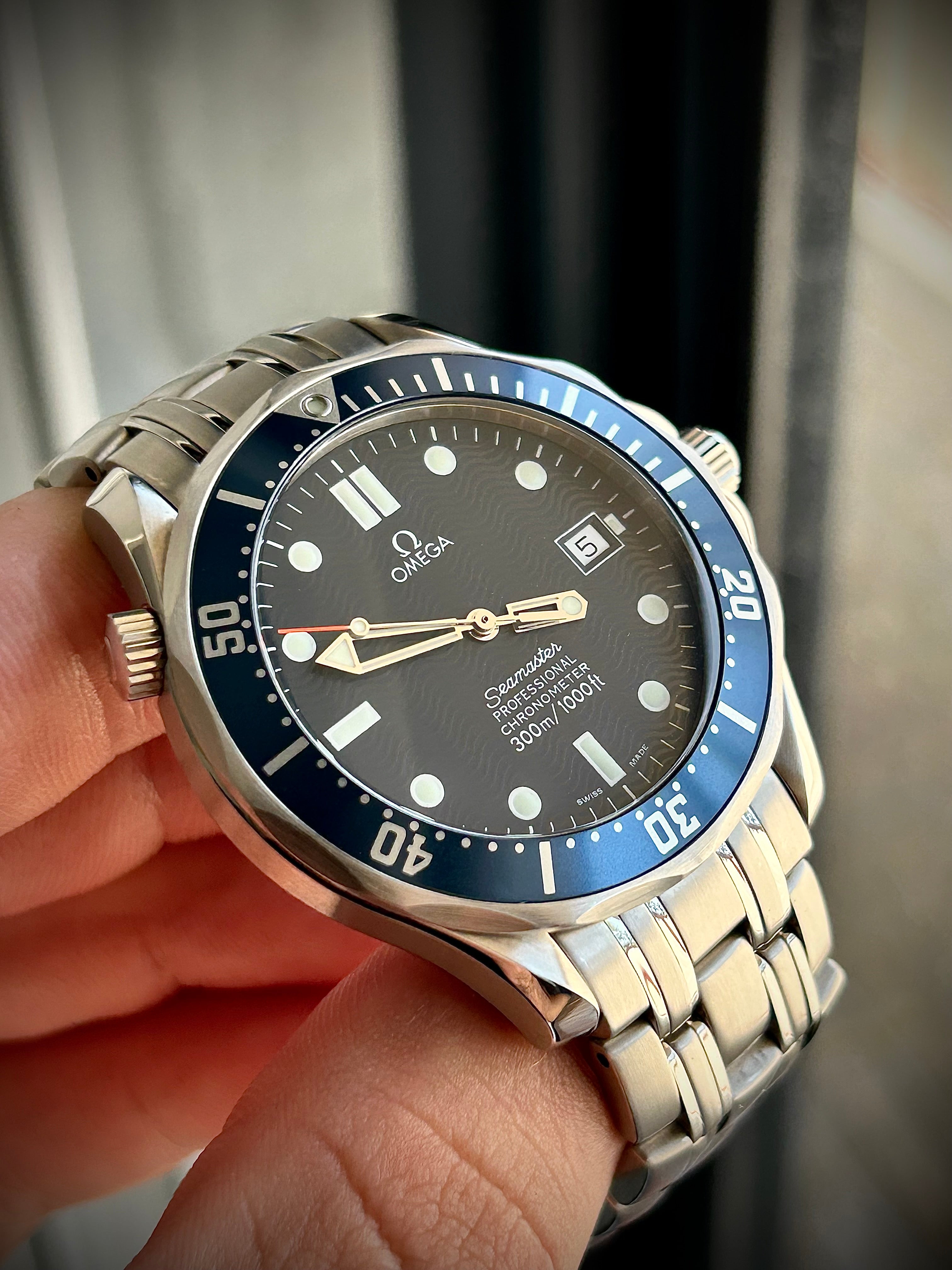 1999 OMEGA SEAMASTER 300, BOND, 2531.80, FULL SET, INC GST