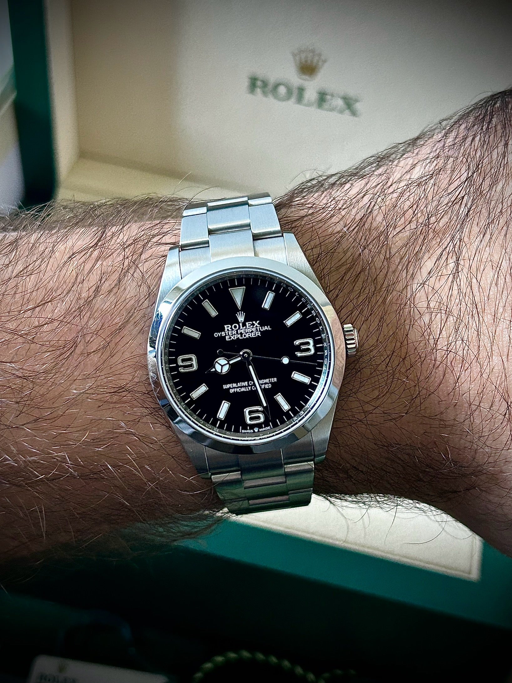 2023 ROLEX EXPLORER 36, 124270, FULL SET, INC GST