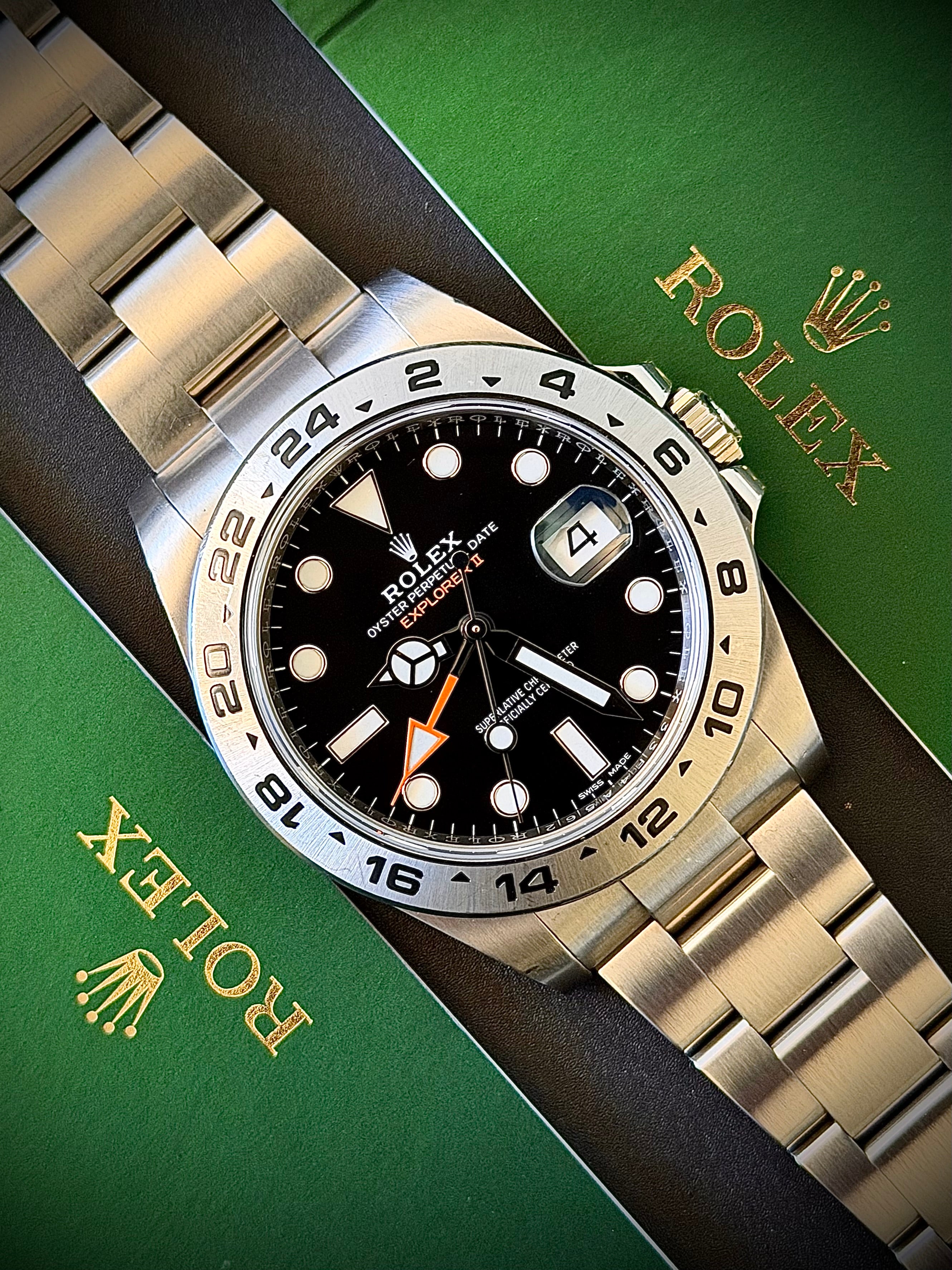 2019 ROLEX EXPLORER II, 216570, FULL SET, INC GST