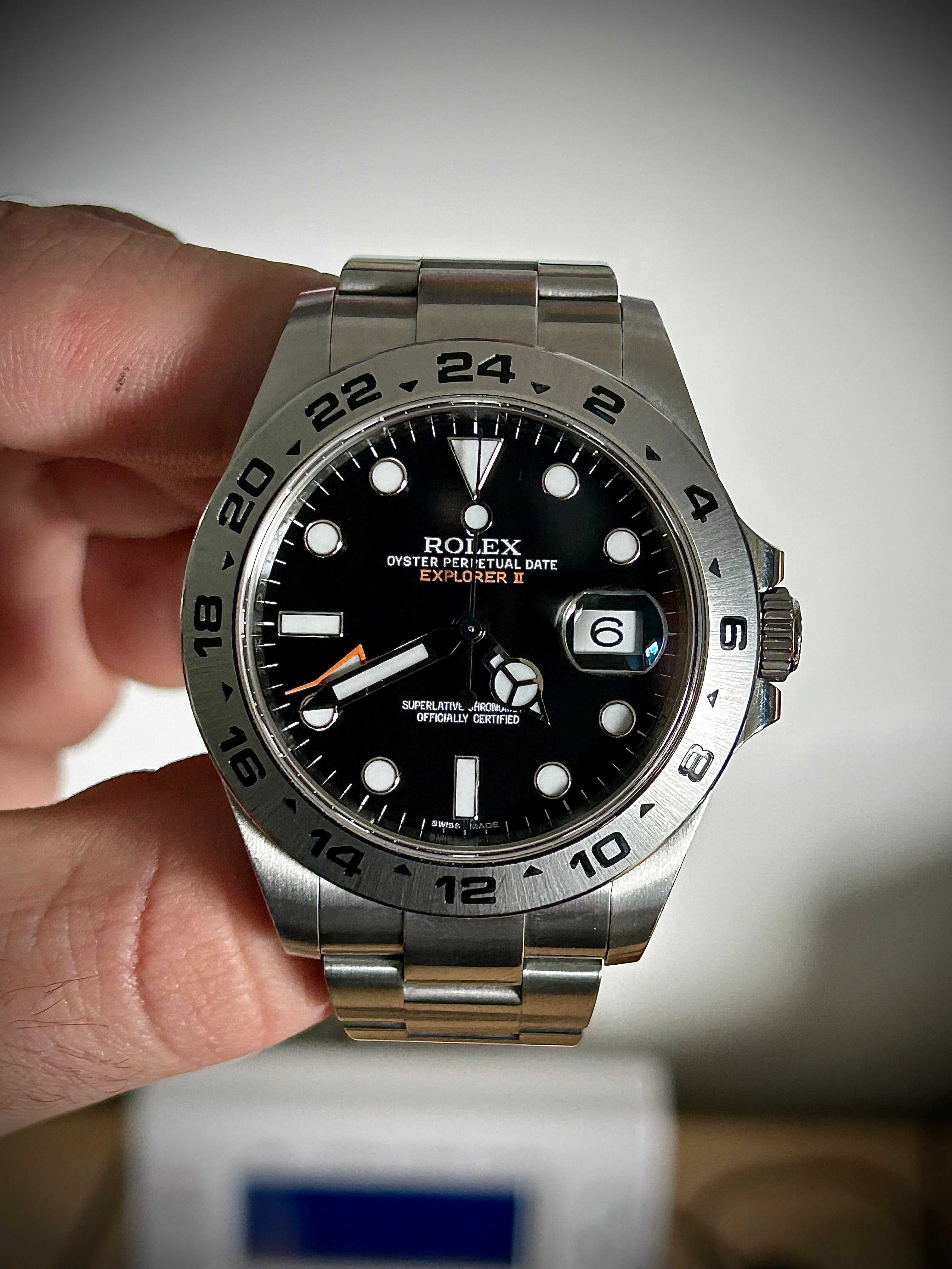 2016 ROLEX EXPLORER II, 216570, BOX AND PAPERS, INC GST