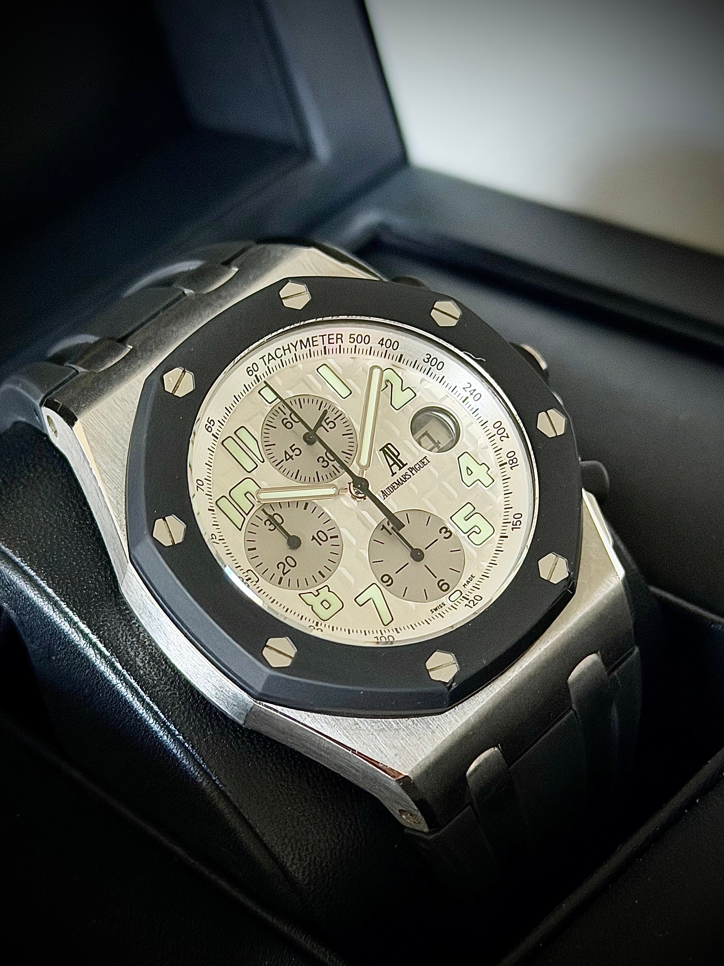 2003 AUDEMARS PIGUET ROYAL OAK OFFSHORE, 25940SK.00.D002CA.01.A, WATCH & AP SERVICE QUOTE, INC GST