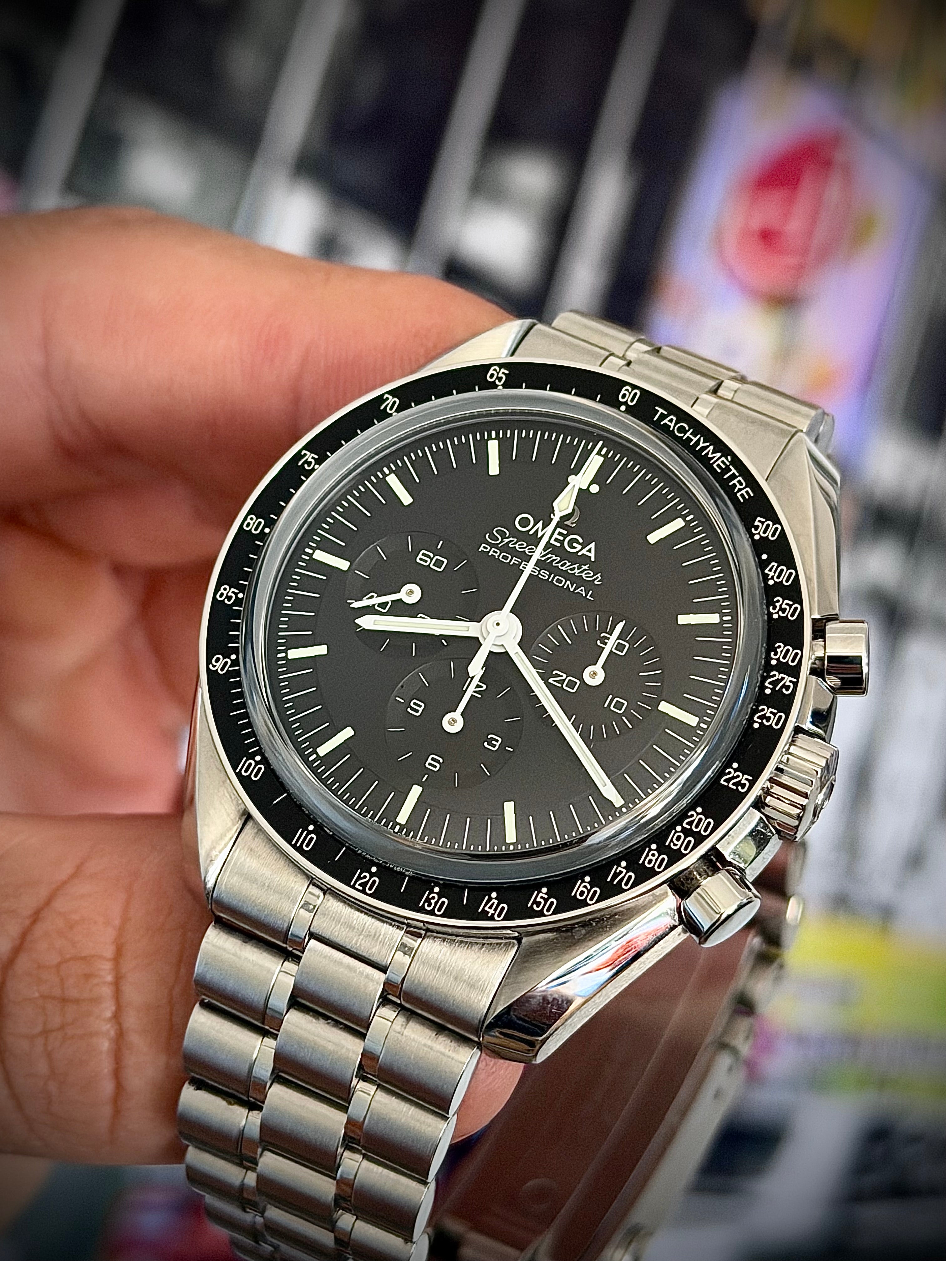 2021 OMEGA SPEEDMASTER PROFESSIONAL, SAPPHIRE SANDWICH , FULL SET, INC GST