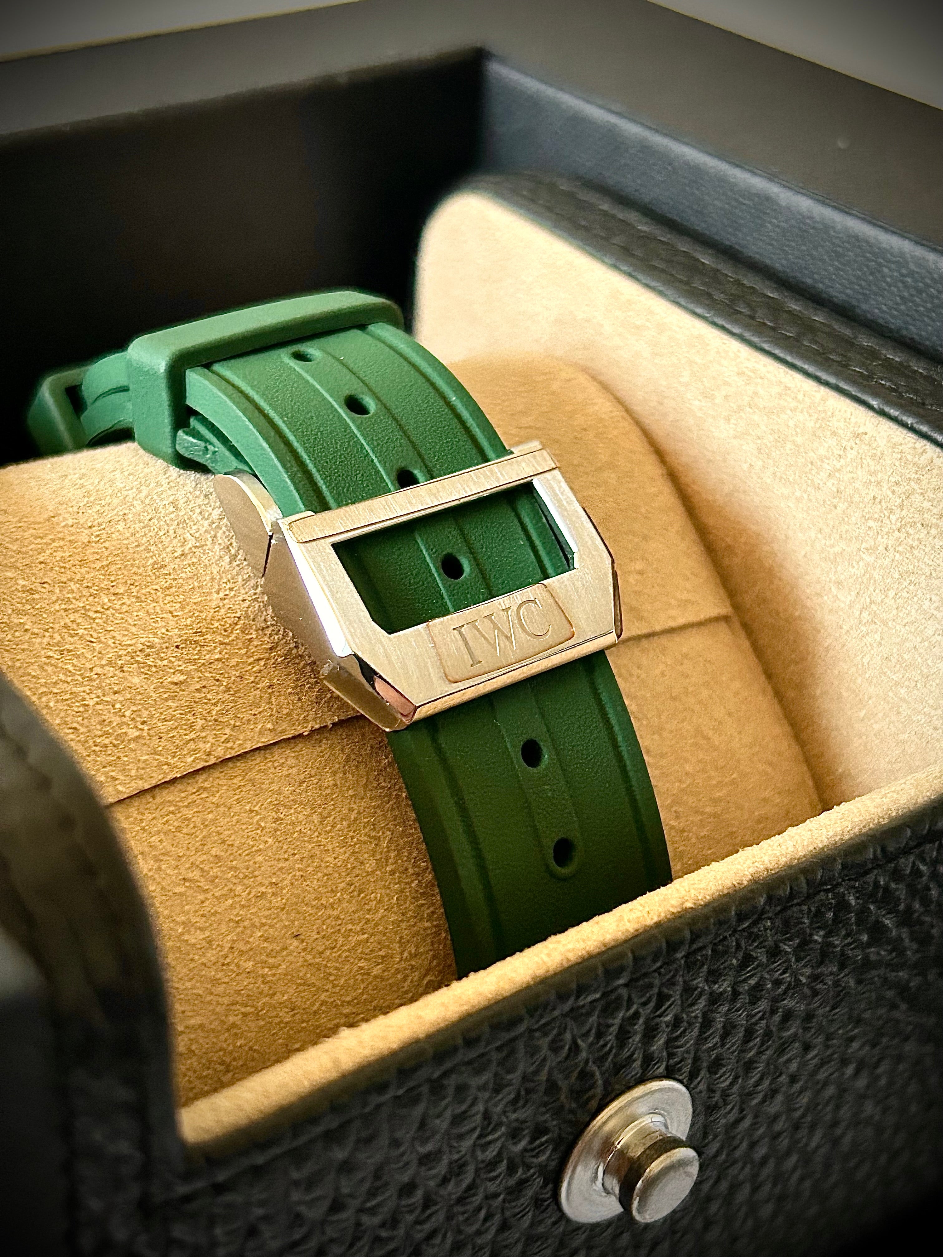 2022 IWC BIG PILOTS WATCH 43, GREEN DIAL, IW329306, FULL SET, INC GST