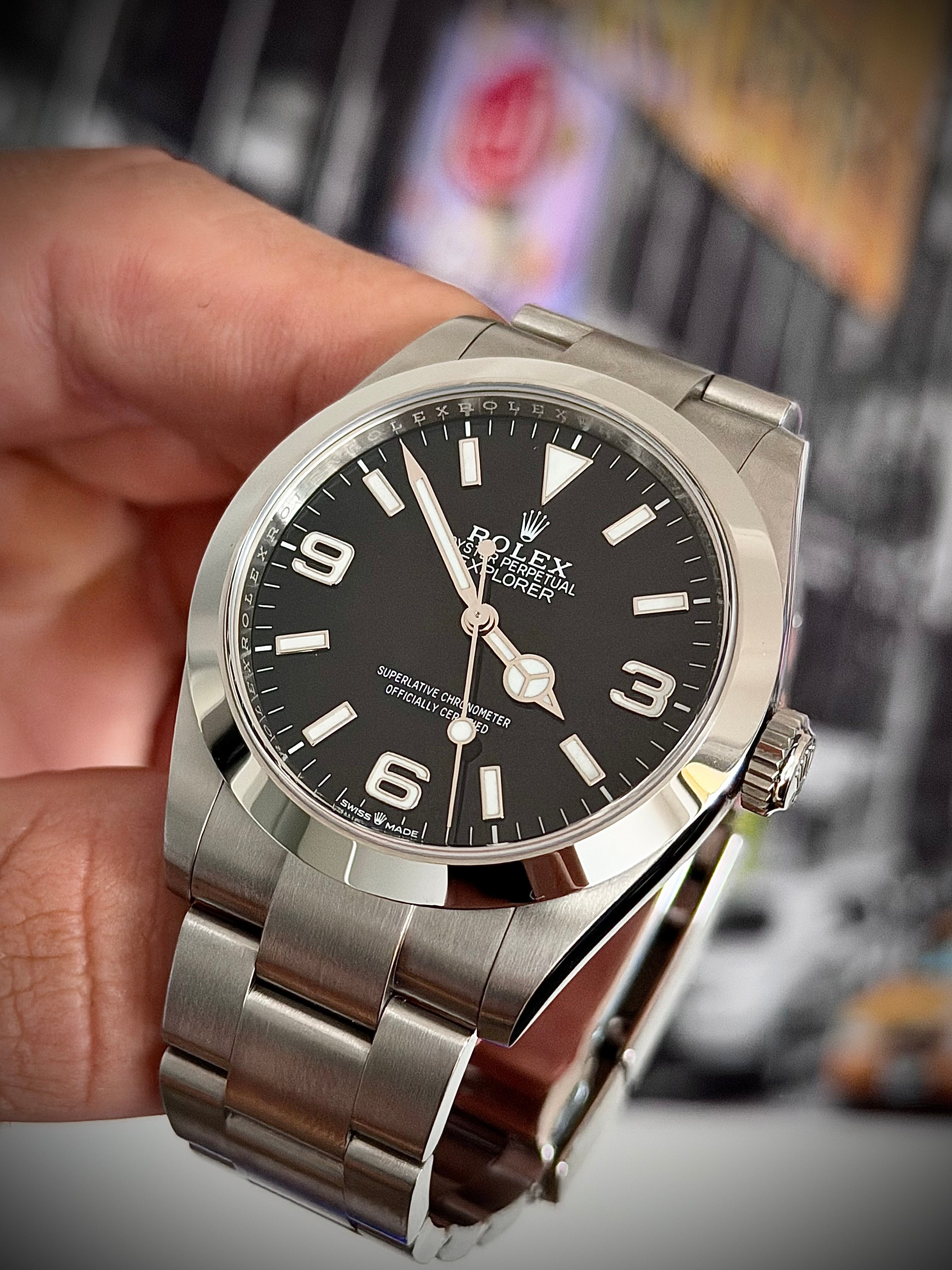 2025 ROLEX EXPLORER 40, 224270, FULL SET, INC GST