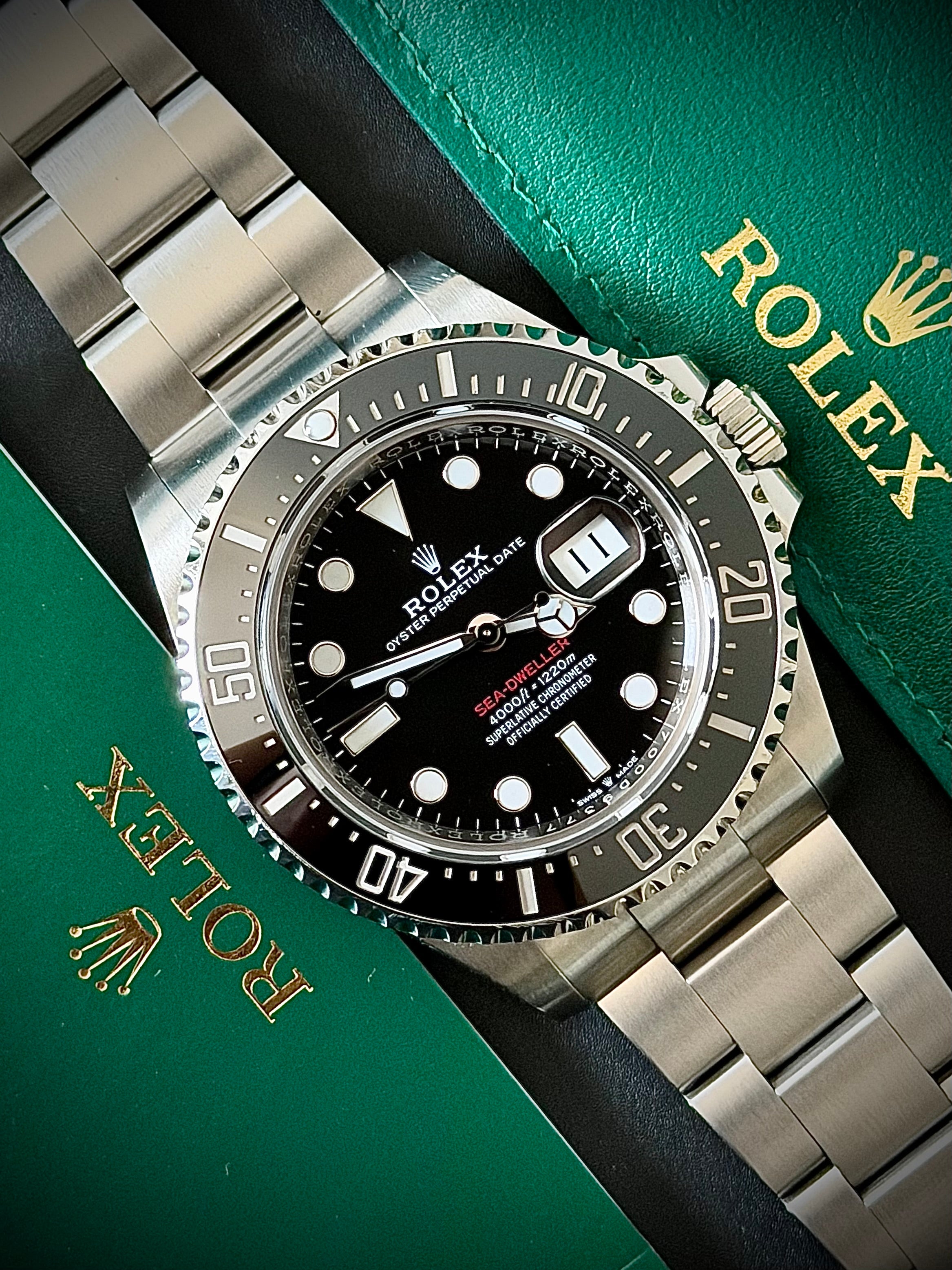 2021 ROLEX SEA DWELLER, SD43, 126600, BOX AND PAPERS, INC GST