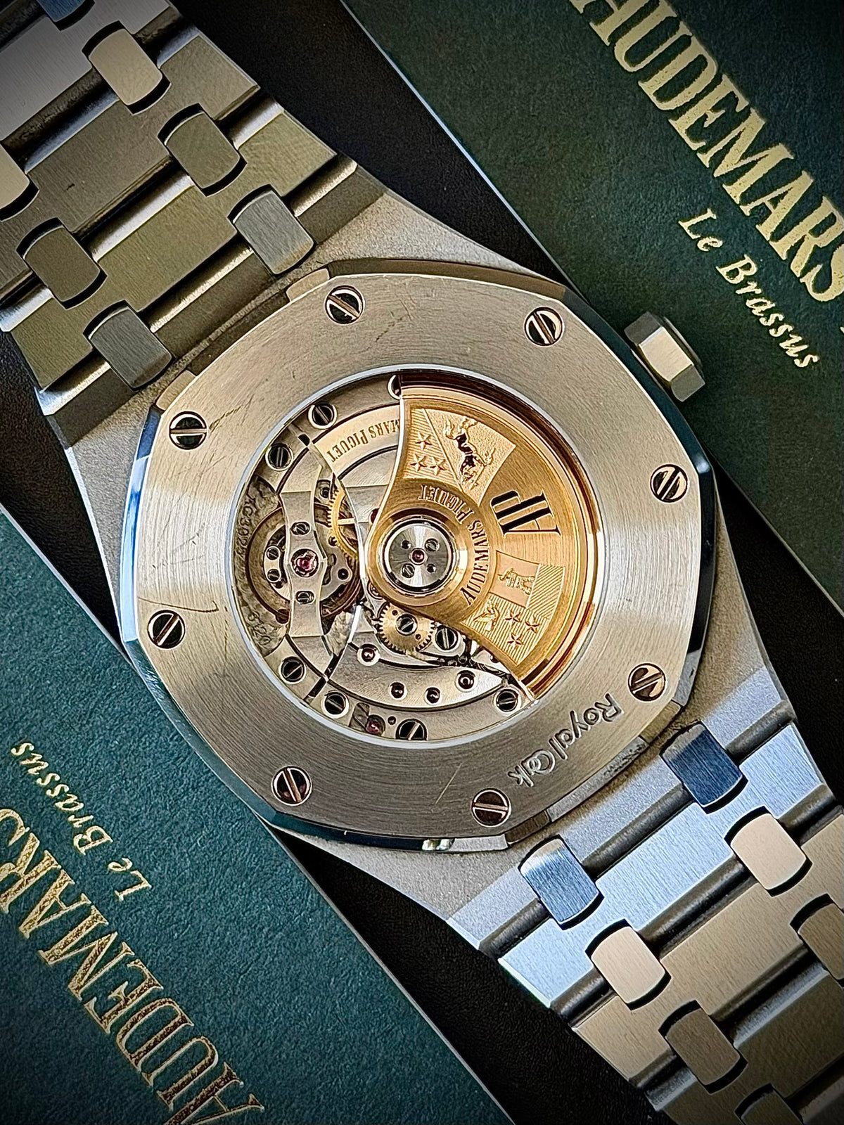 2019 AUDEMARS PIGUET ROYAL OAK 41, 15400ST.OO.1220ST.04, GREY RUTHENIUM DIAL, FULL SET, 2025 AP SERVICE, INC GST